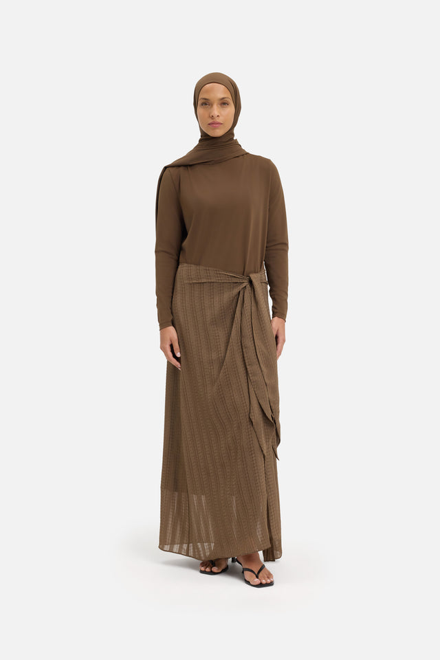 Sarong Skirt | Dark Terra