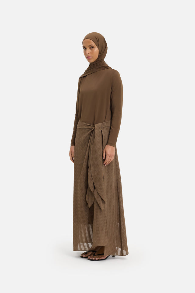 Sarong Skirt | Dark Terra