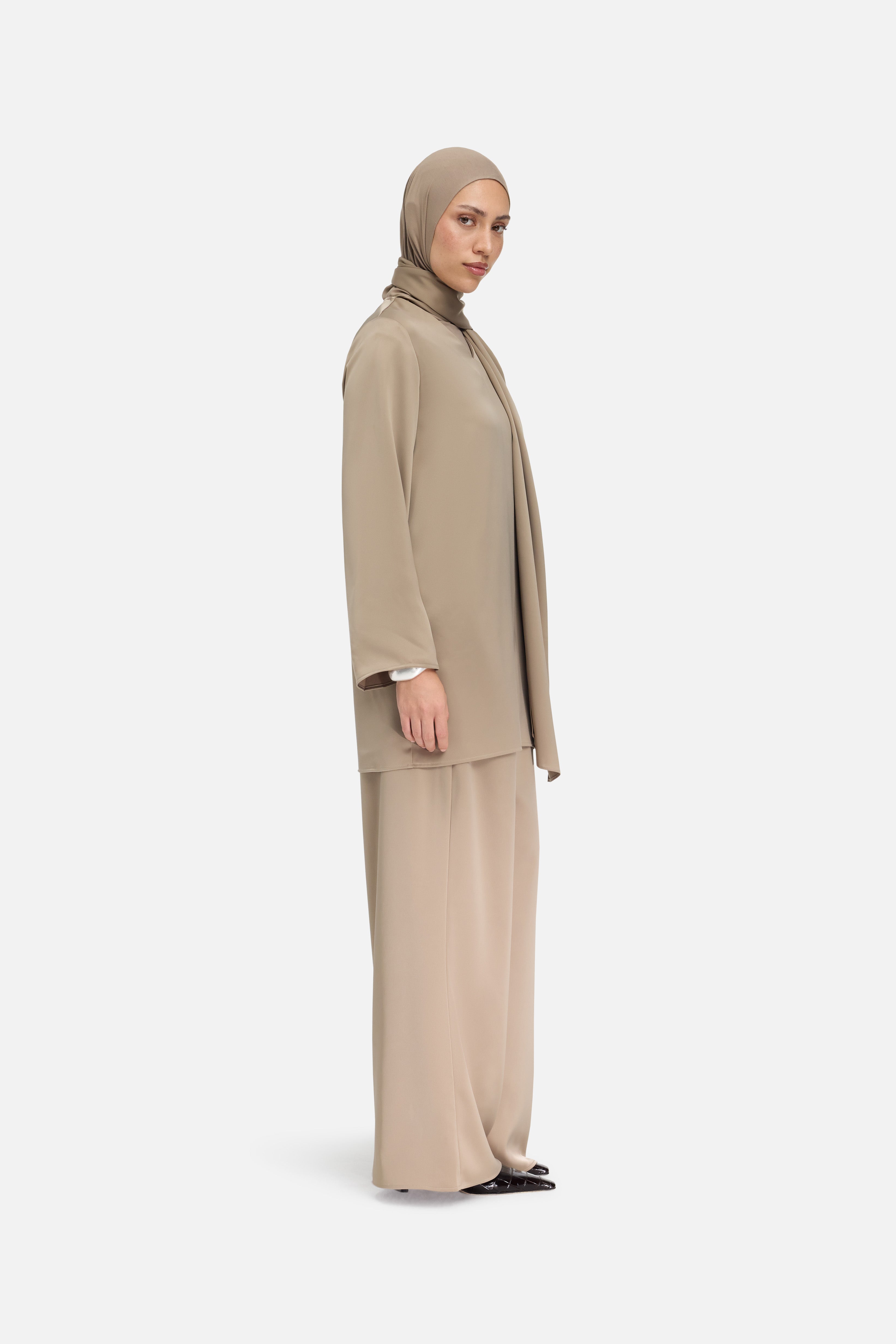 Shawl Shirt | Khaki