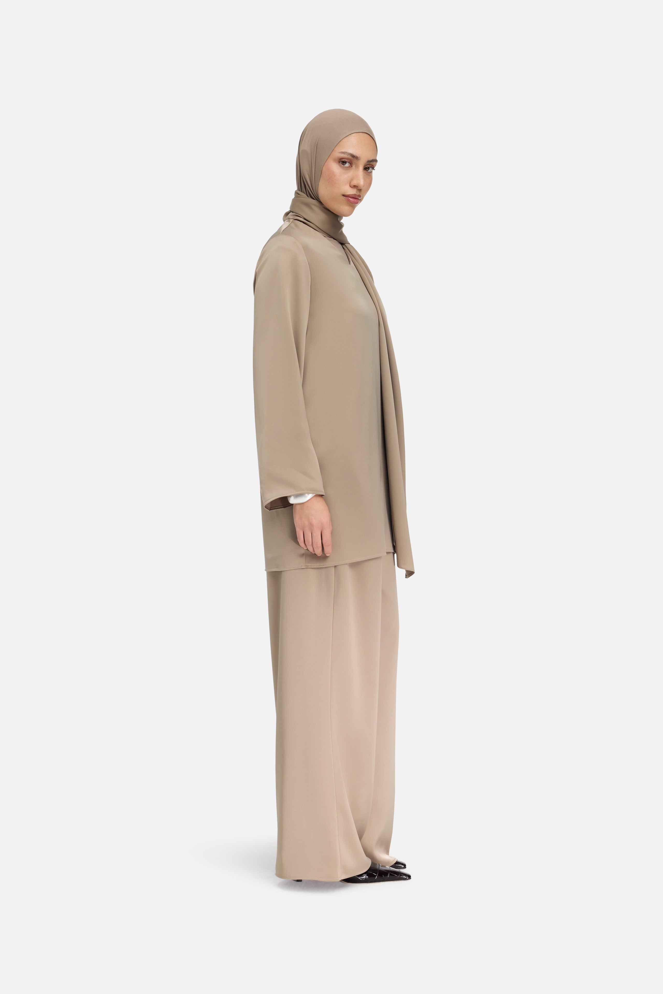 Shawl Shirt | Khaki