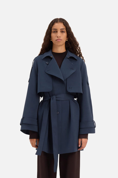 Short Trench Jacket | Galaxy | MERRACHI