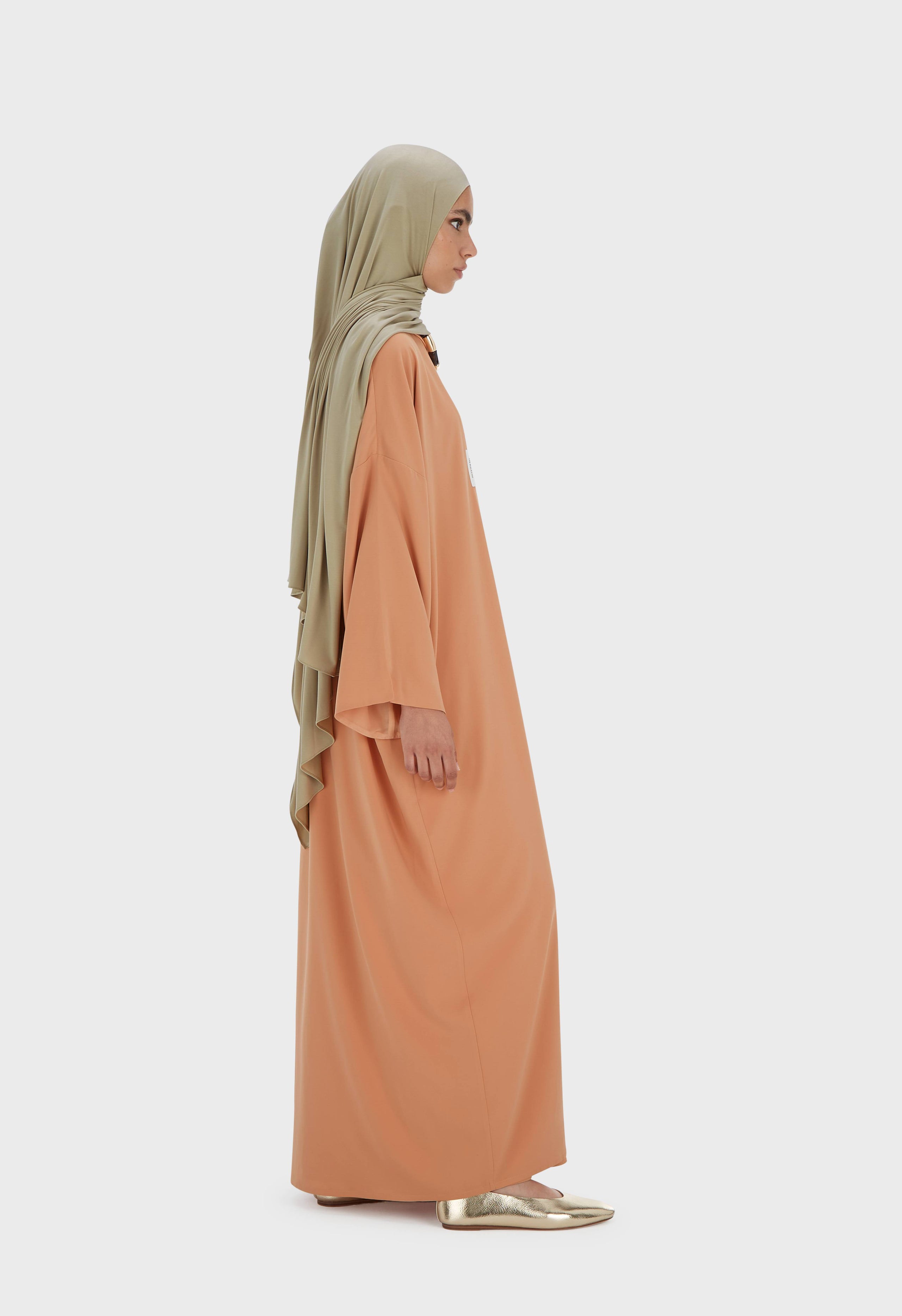 Sleeveless Woven Dress Regular | Pastel Orange