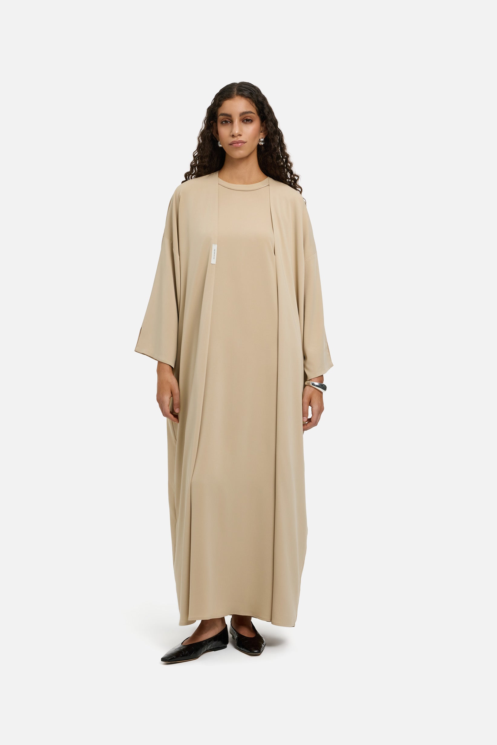 Sleeveless Woven Dress Regular | Oat