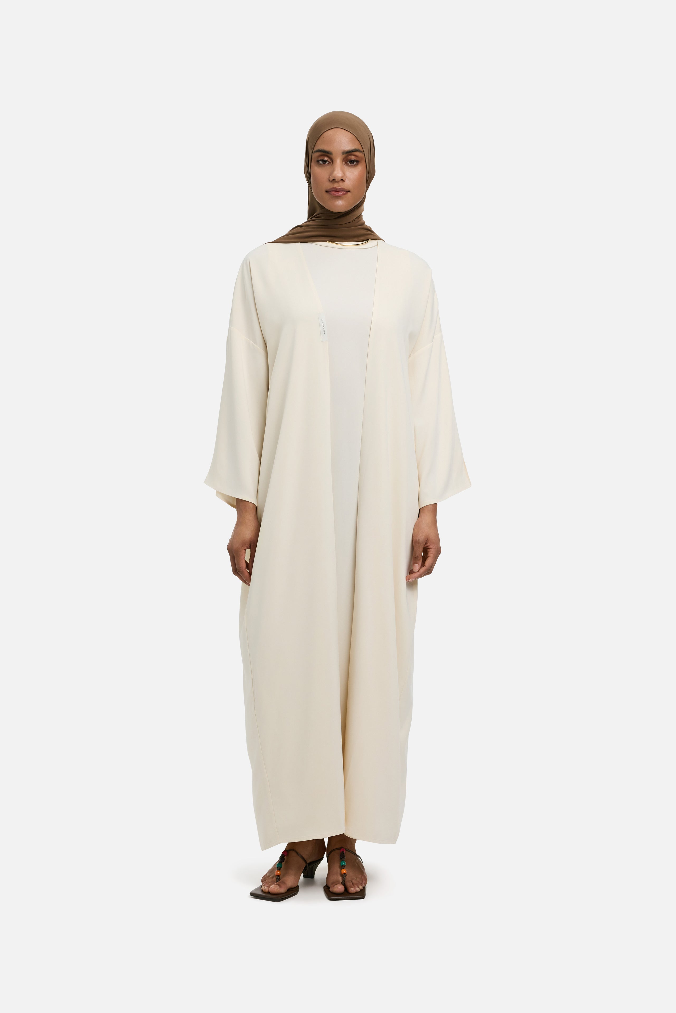 Sleeveless Woven Dress Regular | Off White