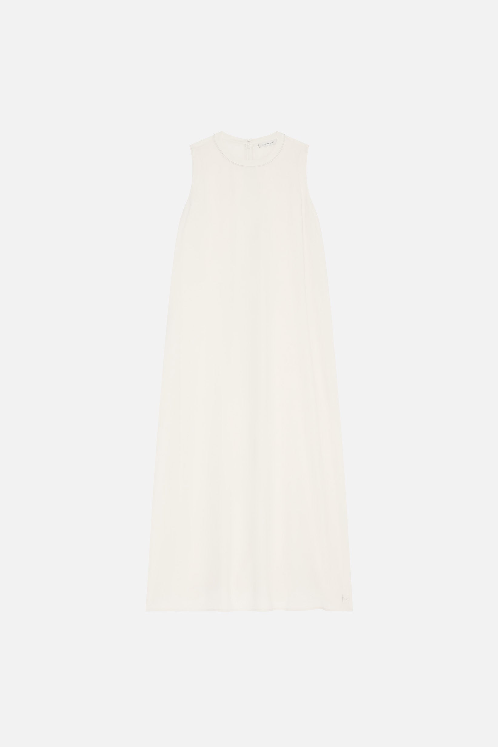 Sleeveless Woven Dress Regular | Off White