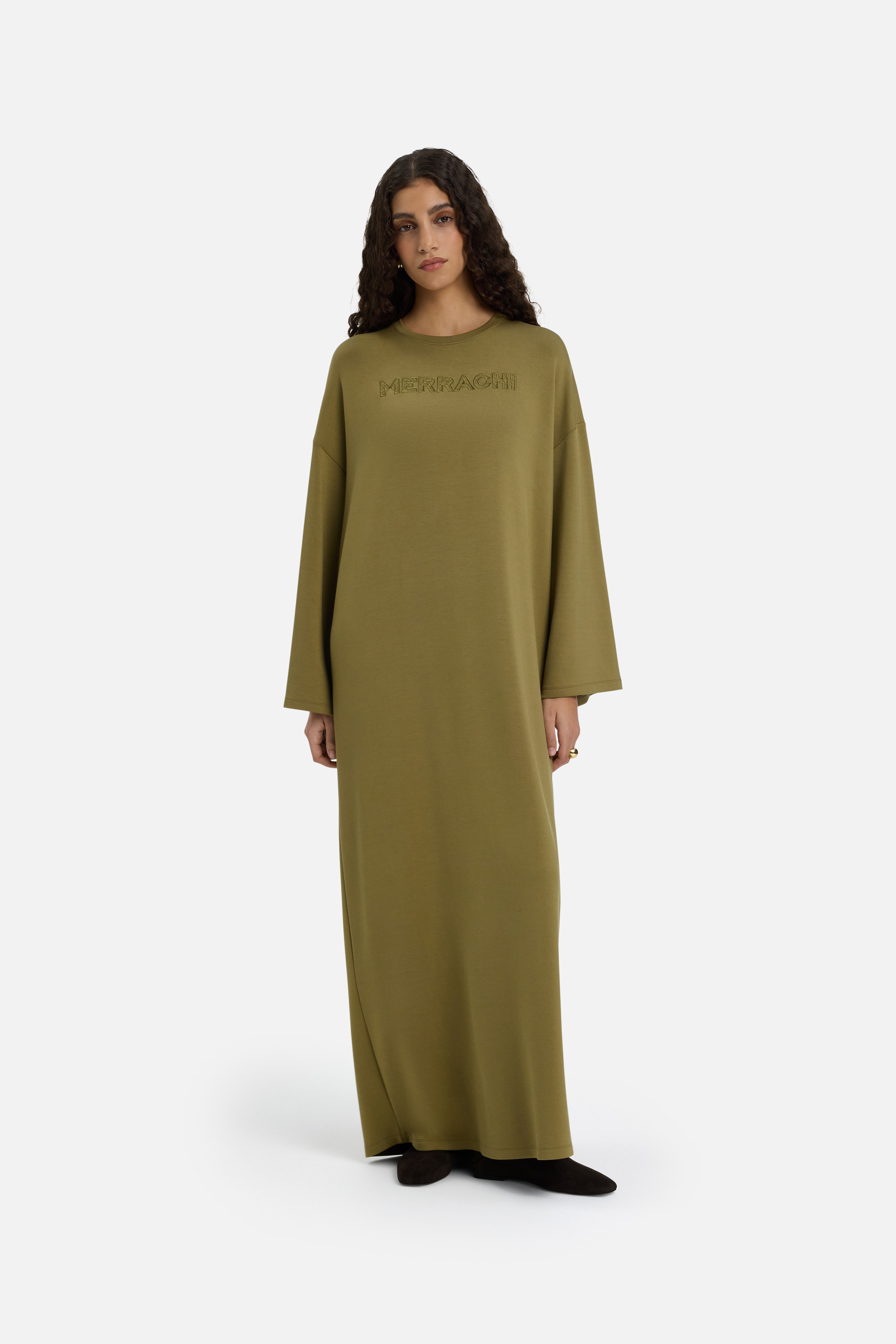 Soft Rayon Dress | Olive
