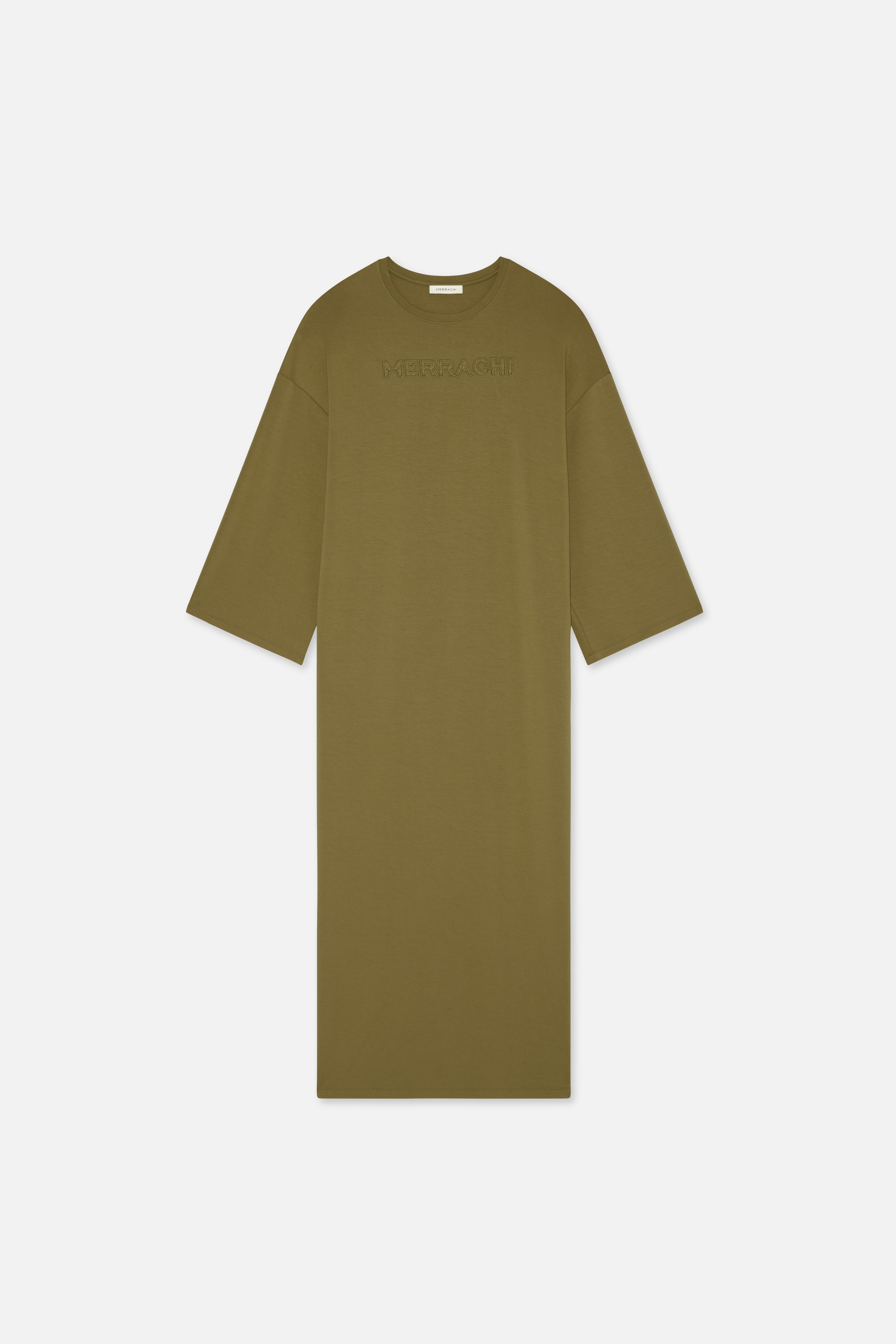 Soft Rayon Dress | Olive | MERRACHI Soft Rayon Dress | Olive | MERRACHI