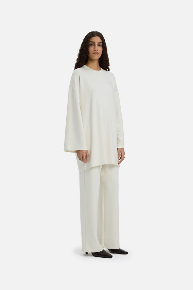 Soft Rayon Top | Off White