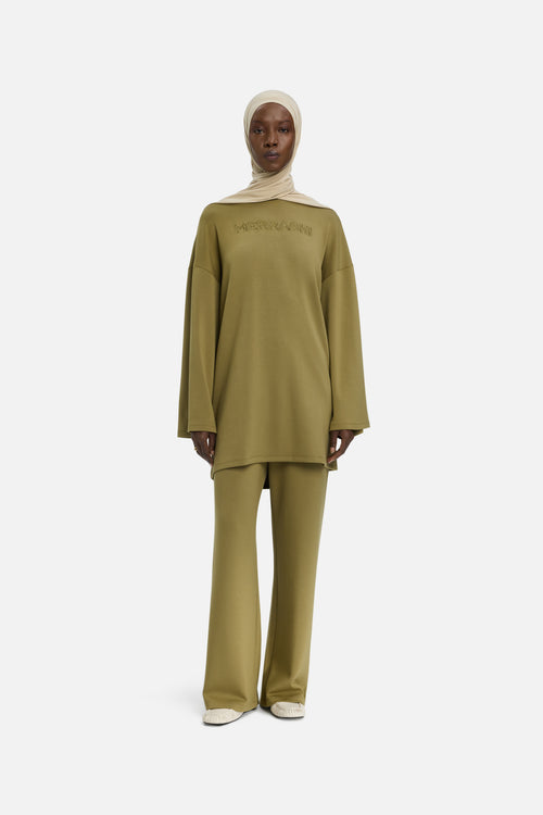 Soft Rayon Pants | Olive