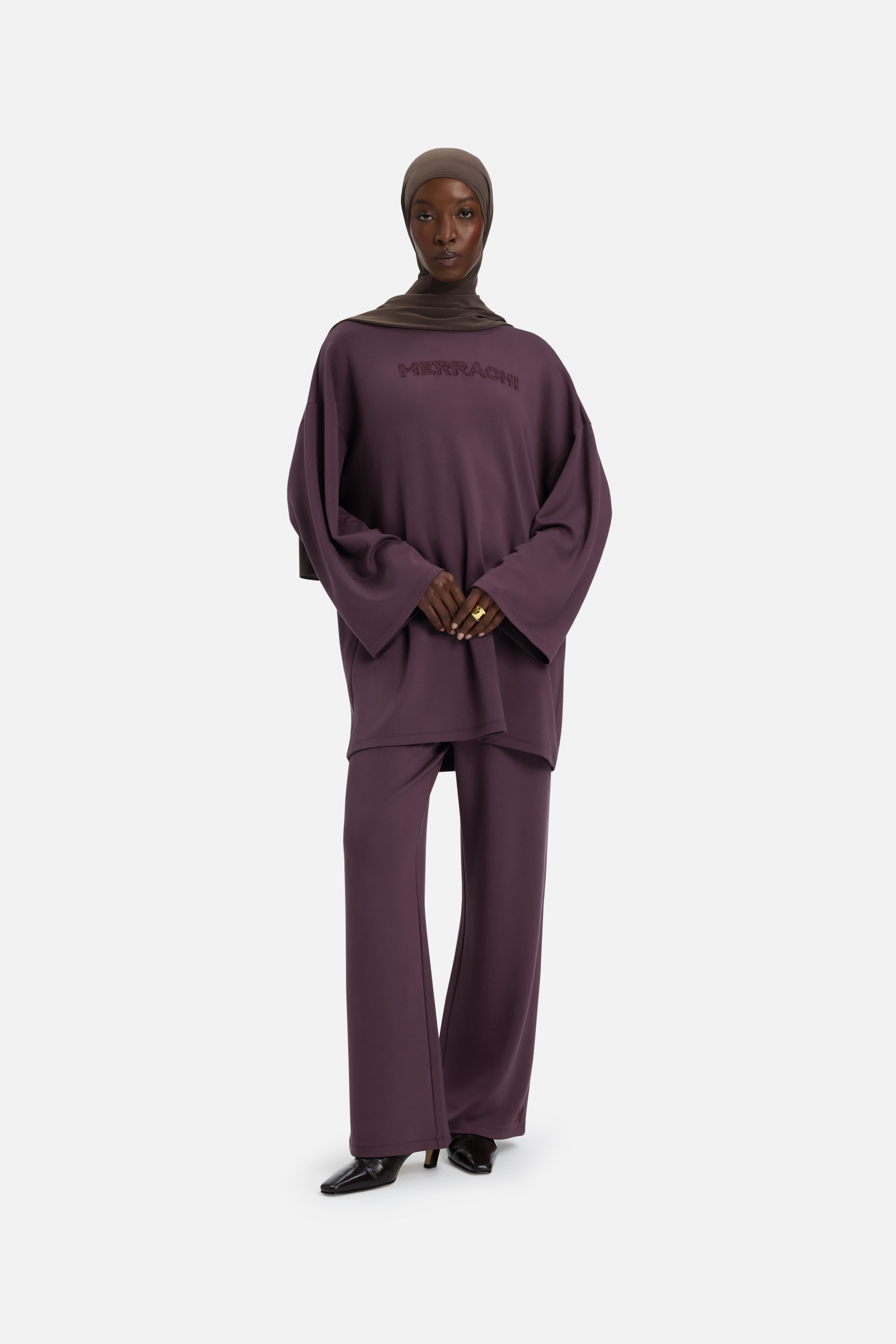 Soft Rayon Top | Vintage Purple