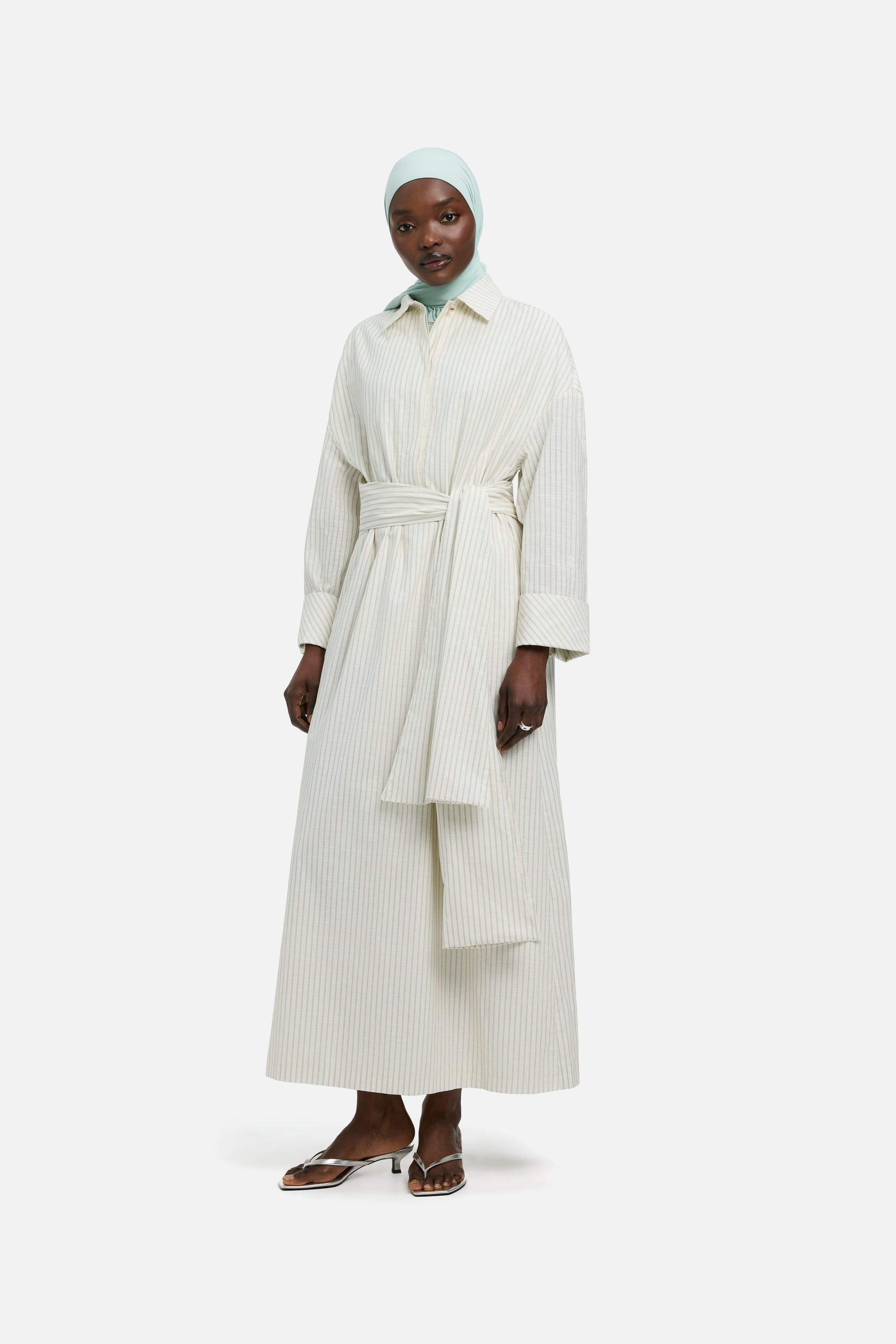 Striped Shirt Dress | Cherry Stripe