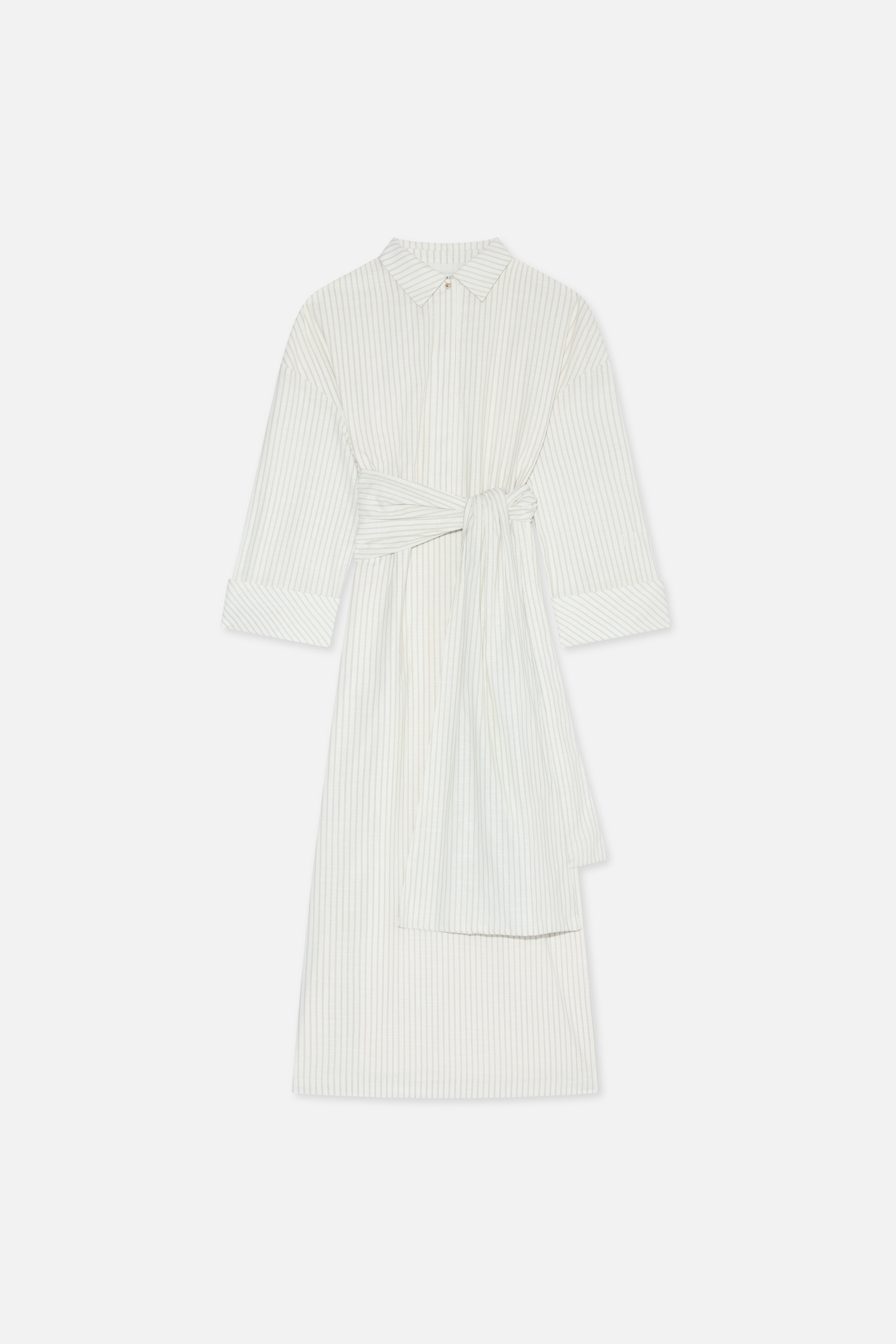 Striped Shirt Dress | Cherry Stripe