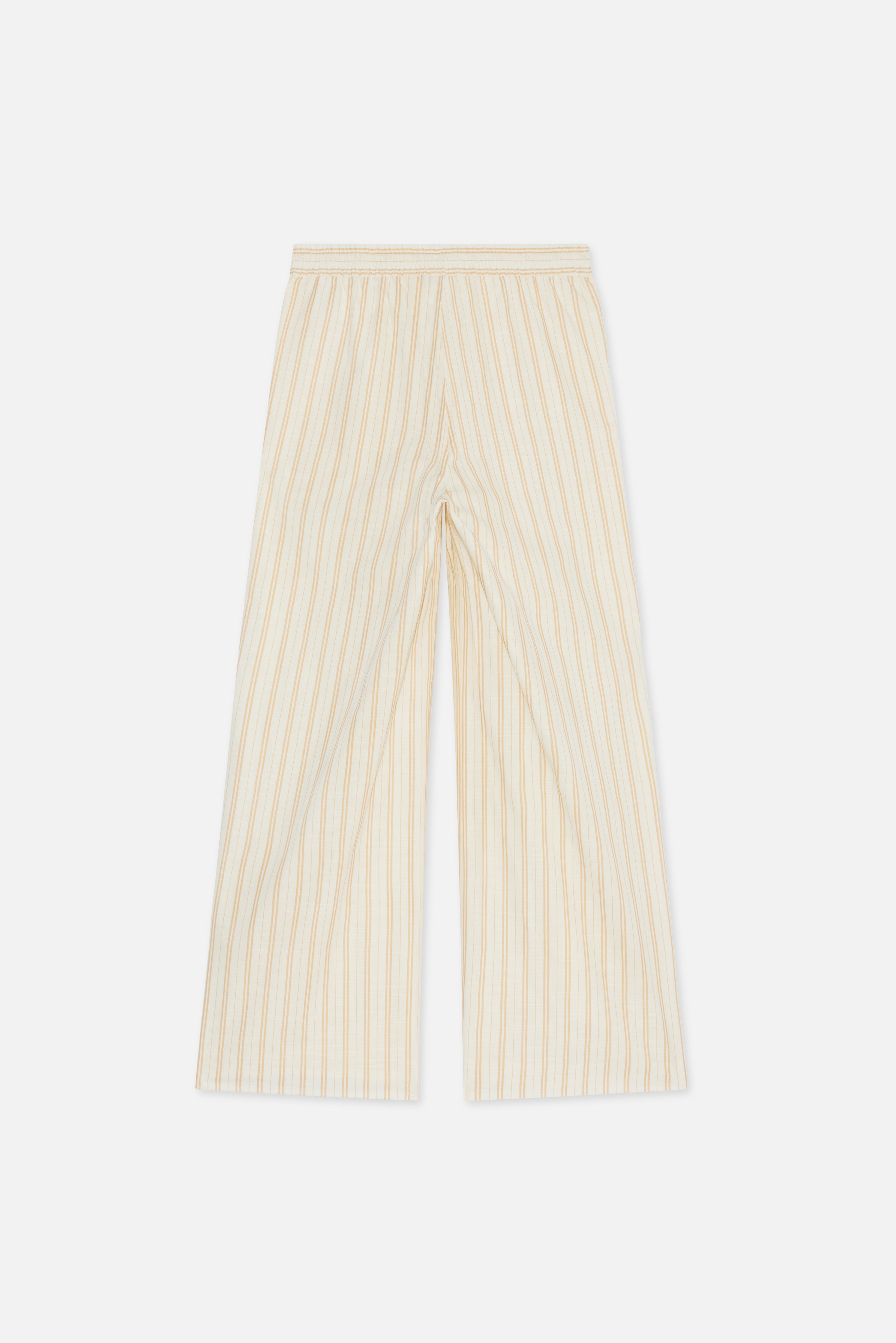 Striped Wide Pants | Biscotti Stripe