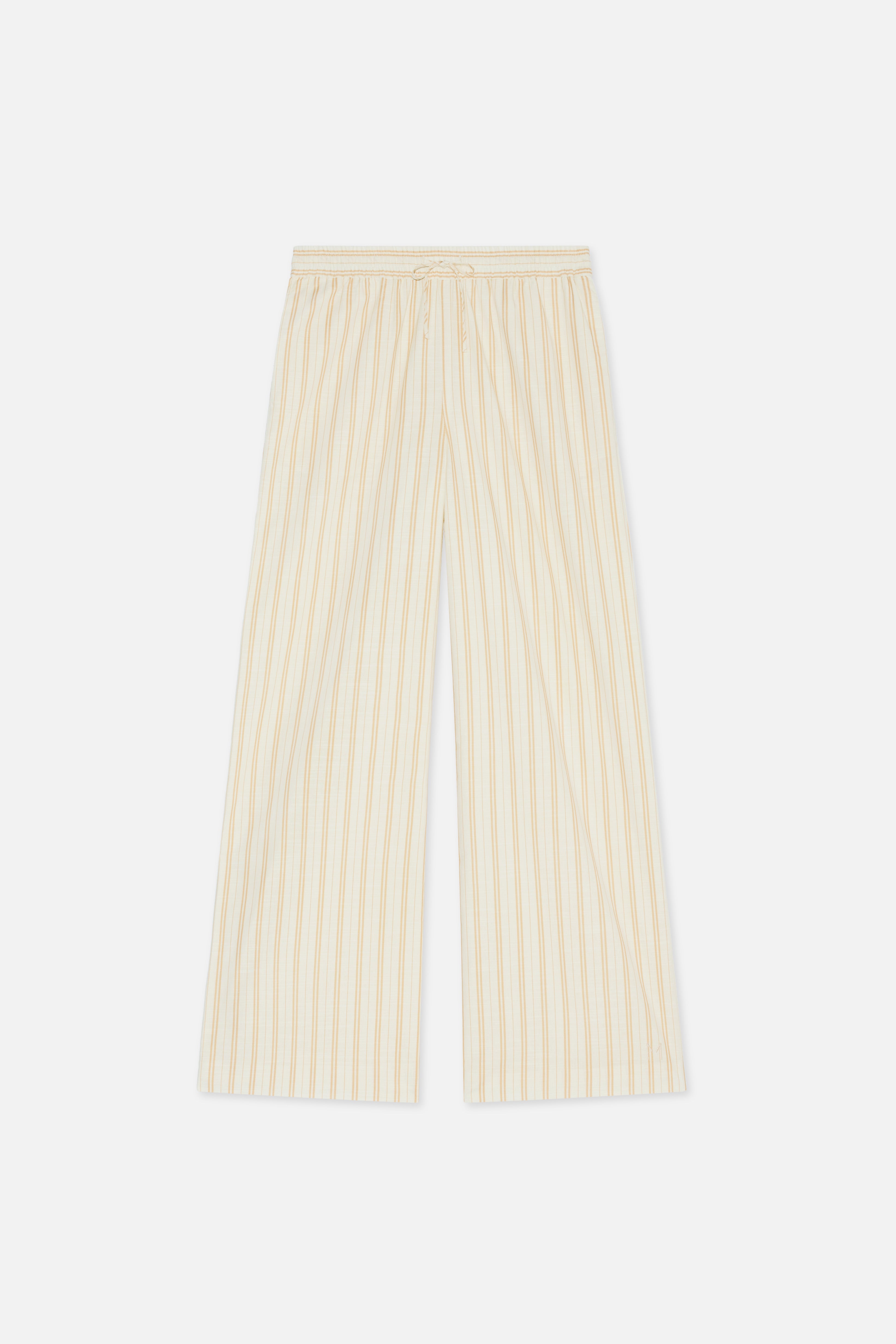 Striped Wide Pants | Biscotti Stripe