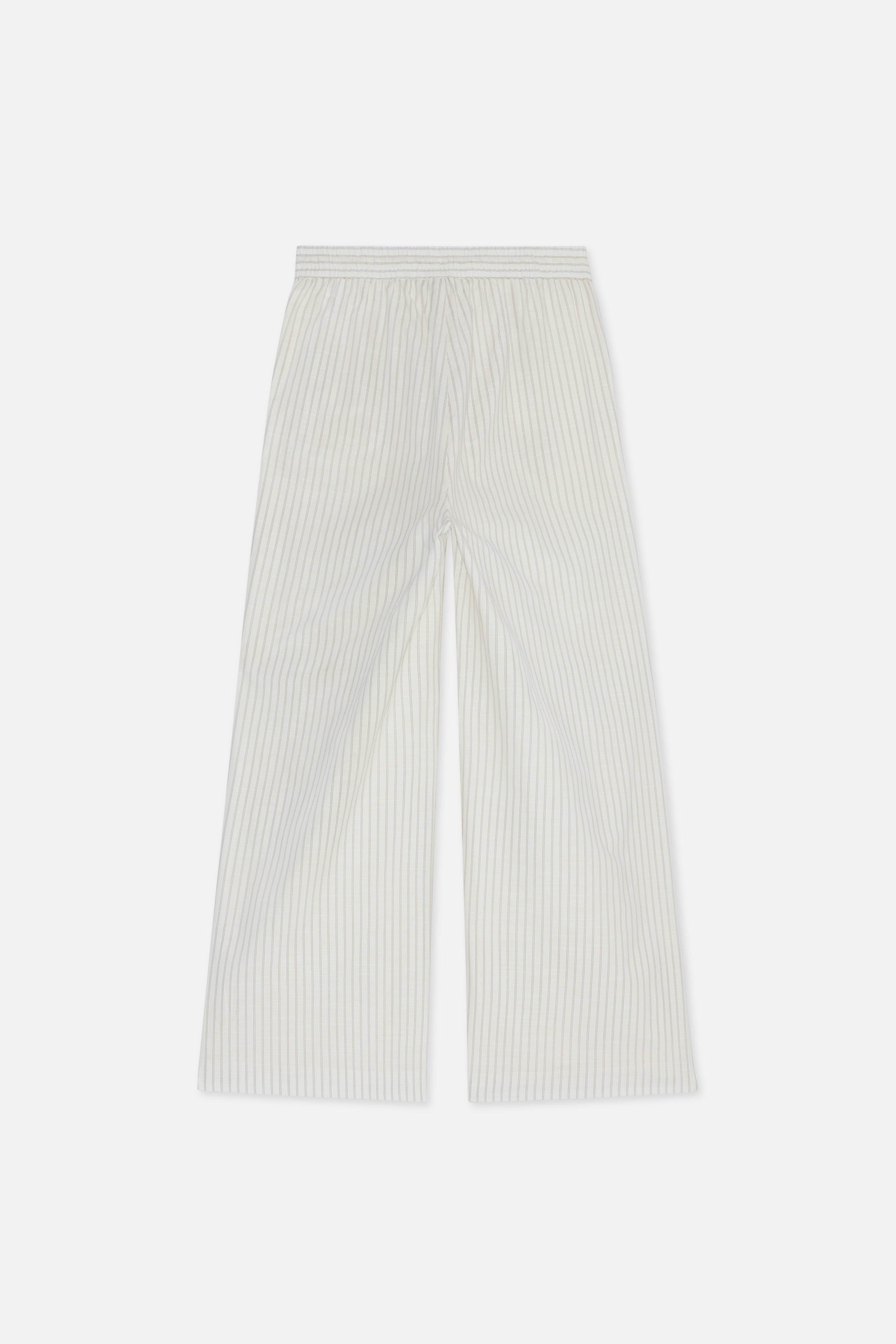 Striped Wide Pants | Cherry Stripe