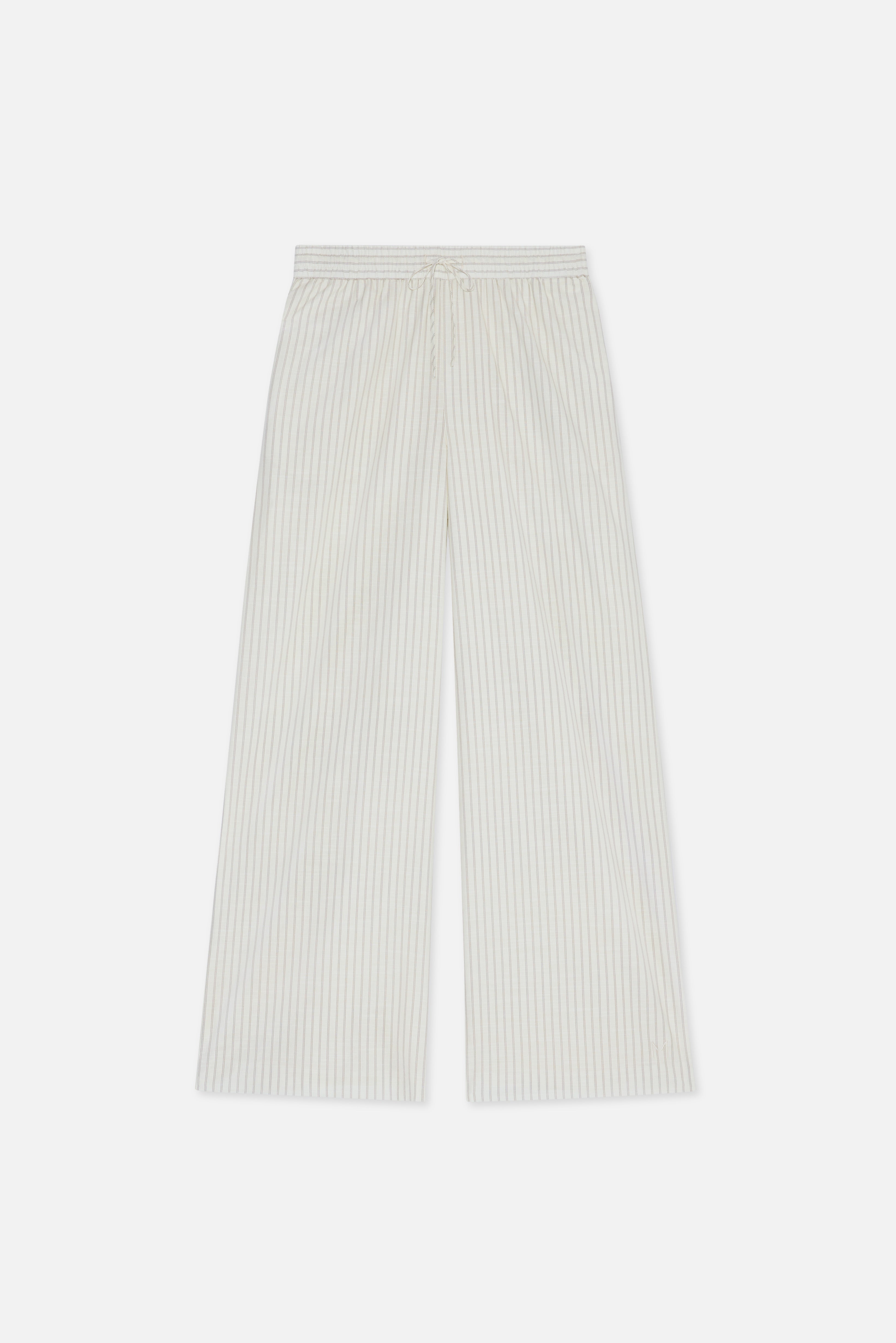 Striped Wide Pants | Cherry Stripe