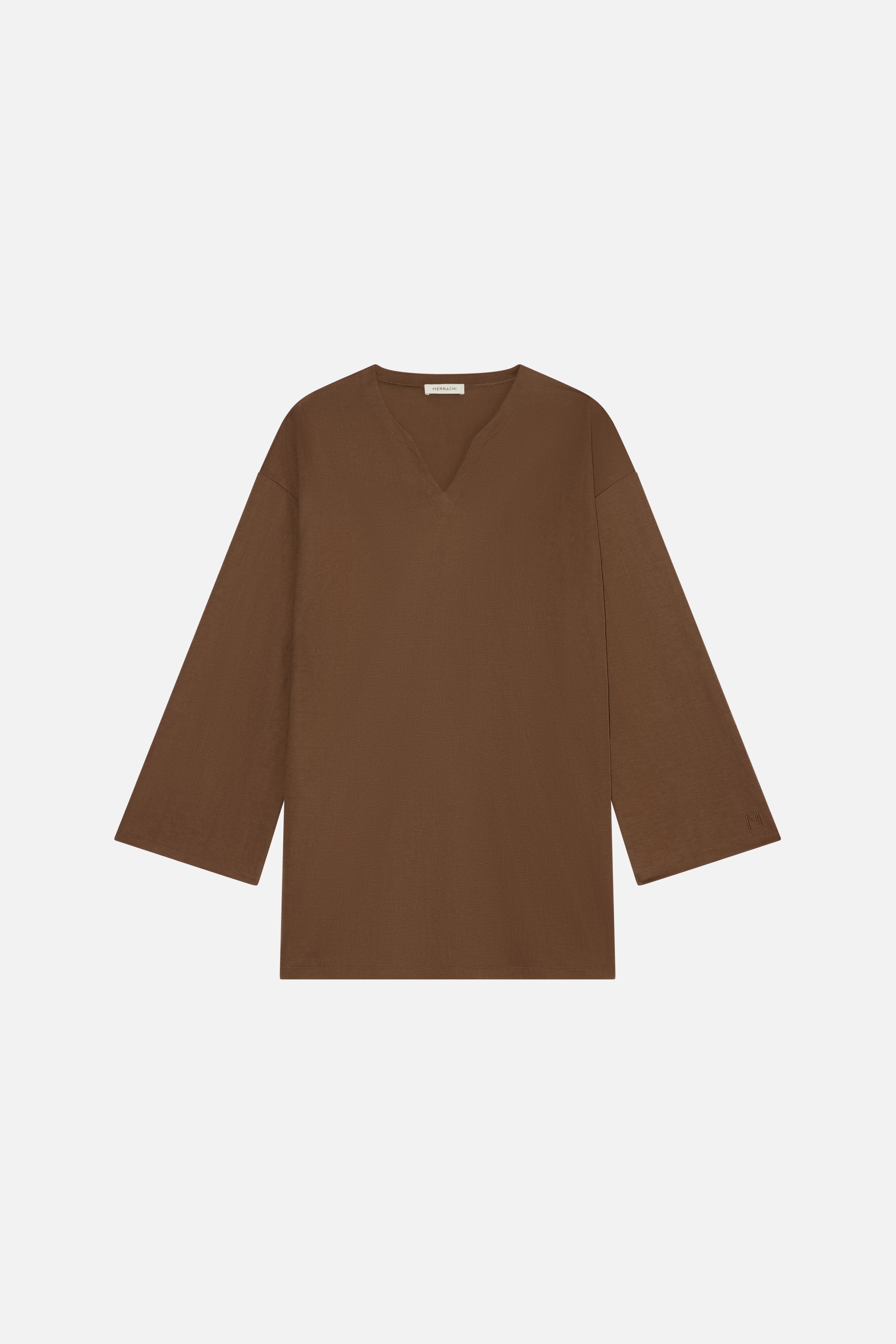 Summer Jersey Top | Dark Terra