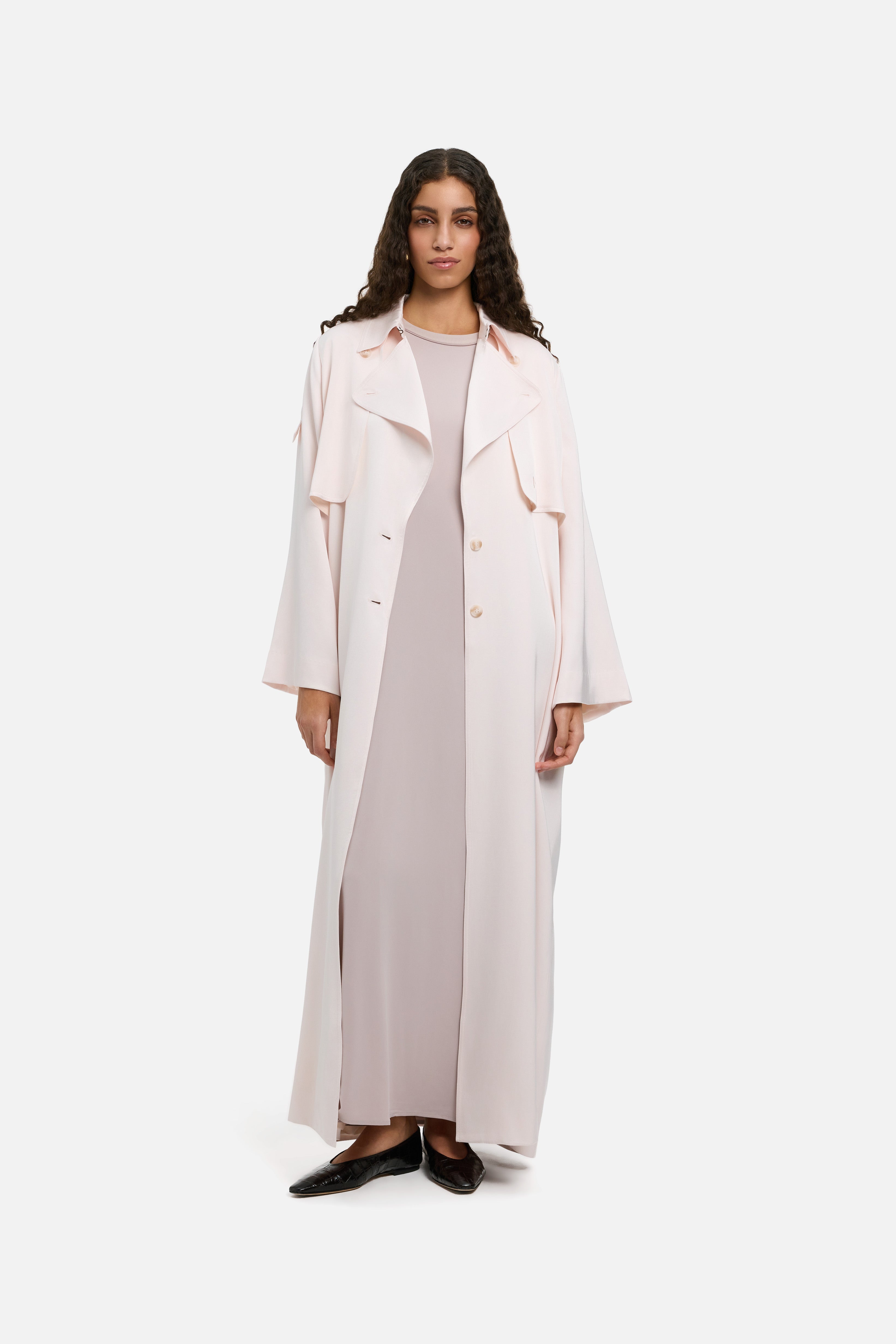 Summer Trench Abaya | Meringue