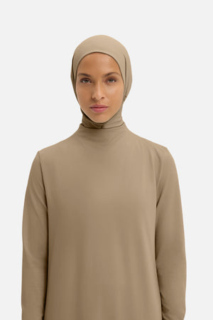Swim Hijab | Brown Clay