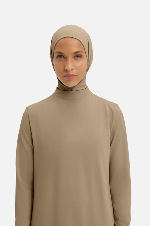 Swim Hijab | Brown Clay