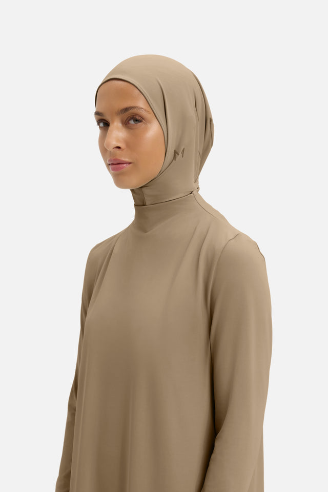 Swim Hijab | Brown Clay