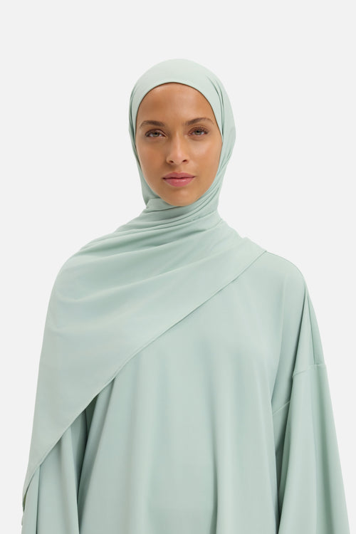 Swim Scarf | Aqua Gray