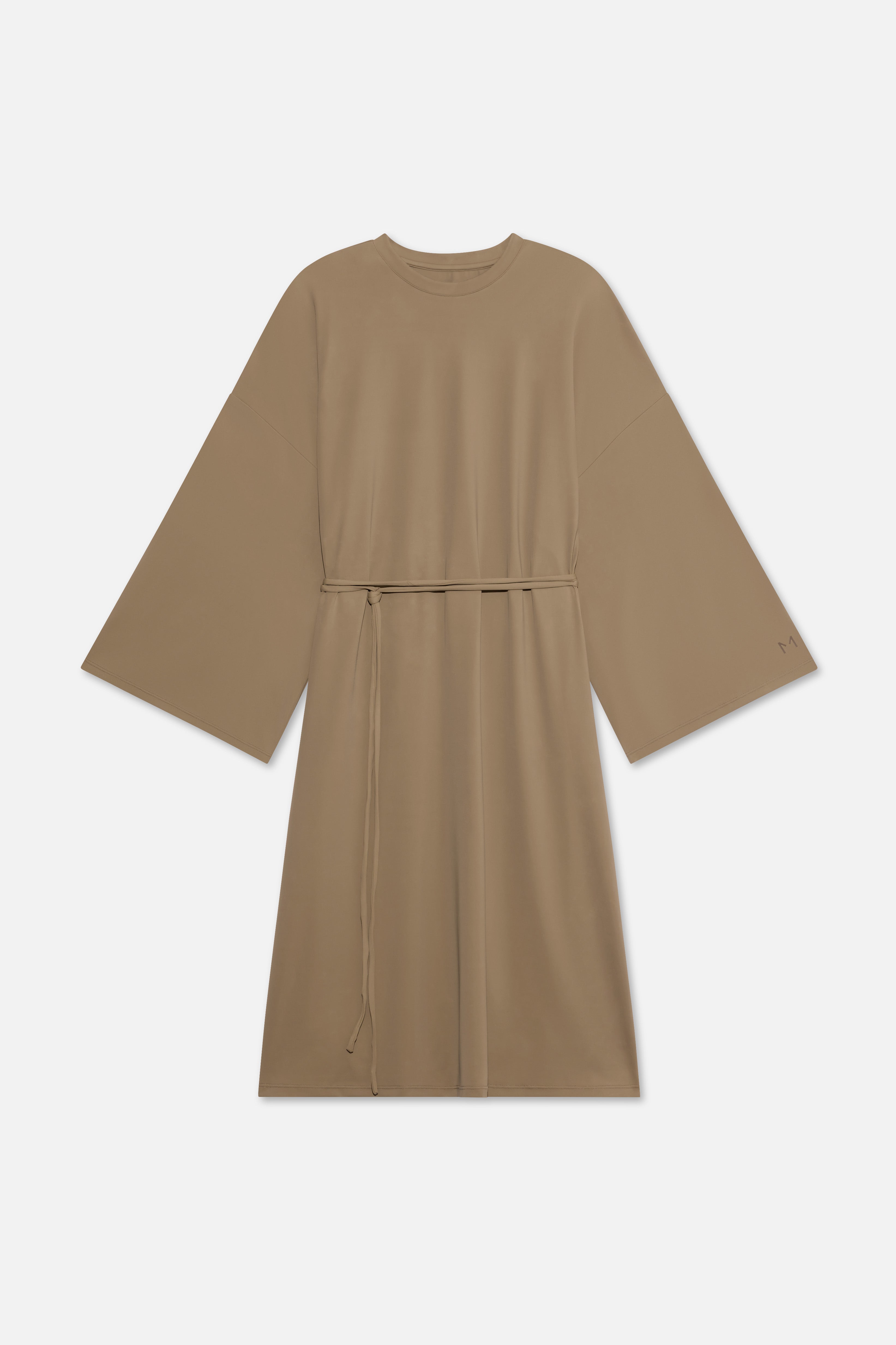 T-Shirt Swim Dress | Brown Clay