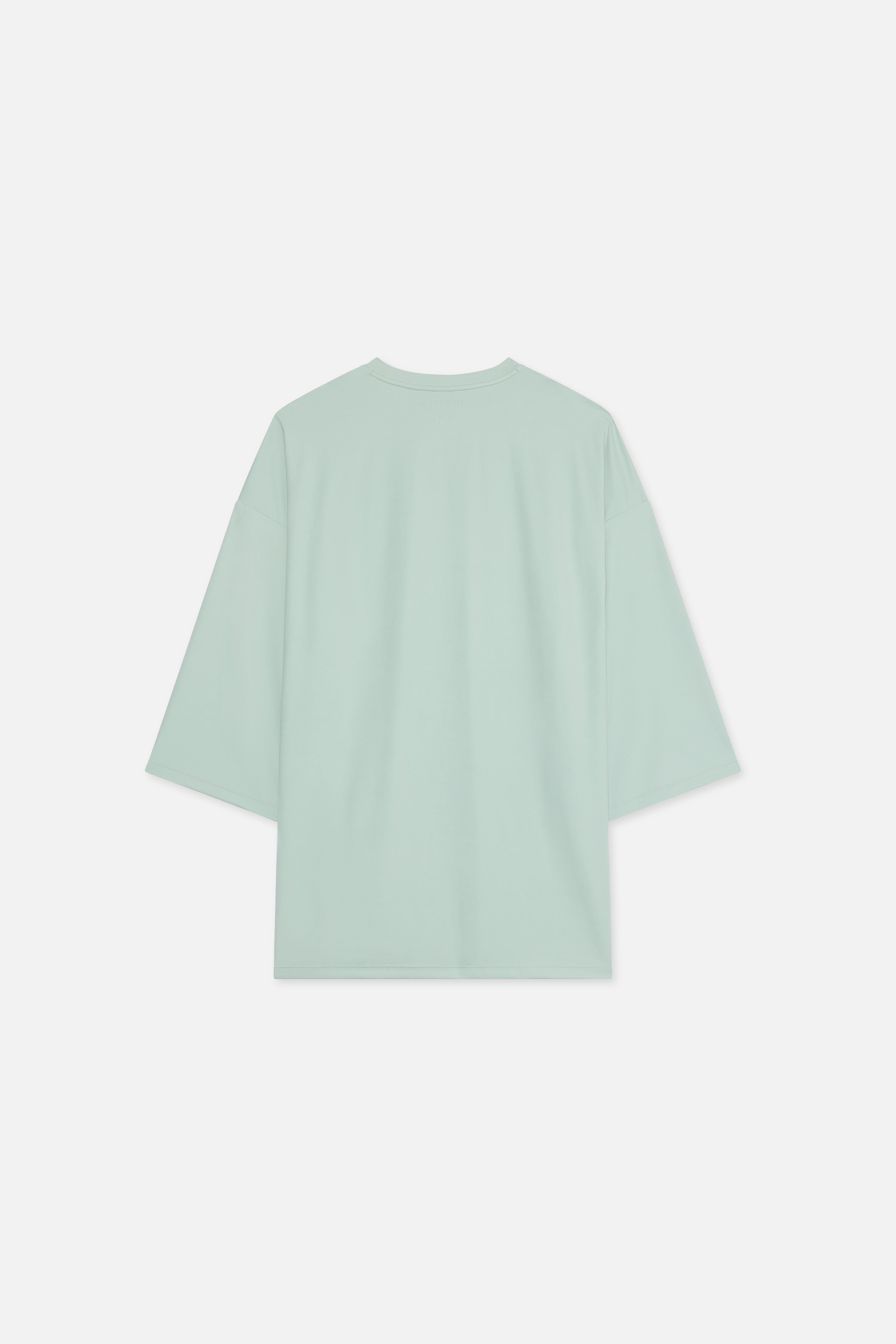 T-Shirt Swim Top | Aqua Gray