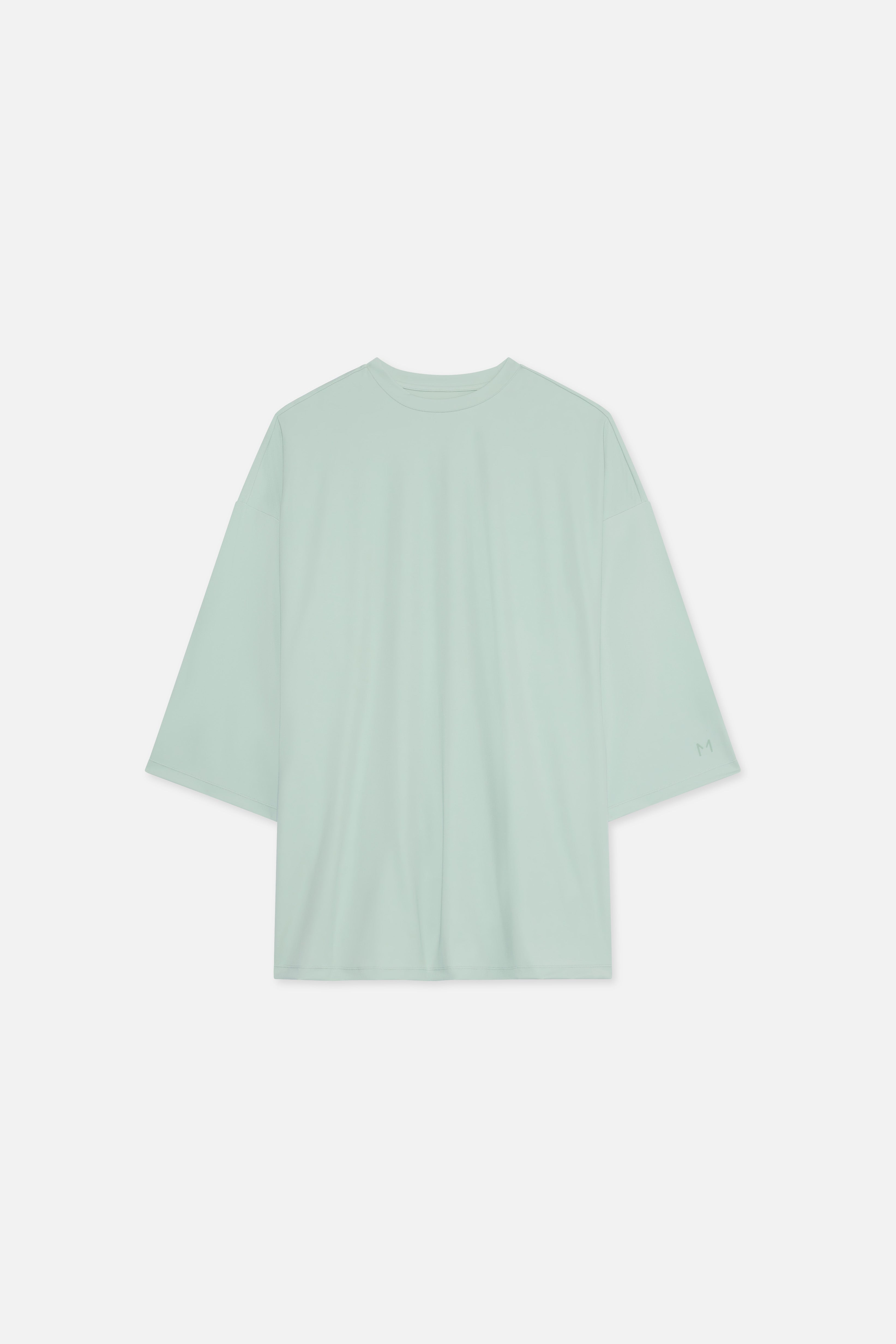 T-Shirt Swim Top | Aqua Gray