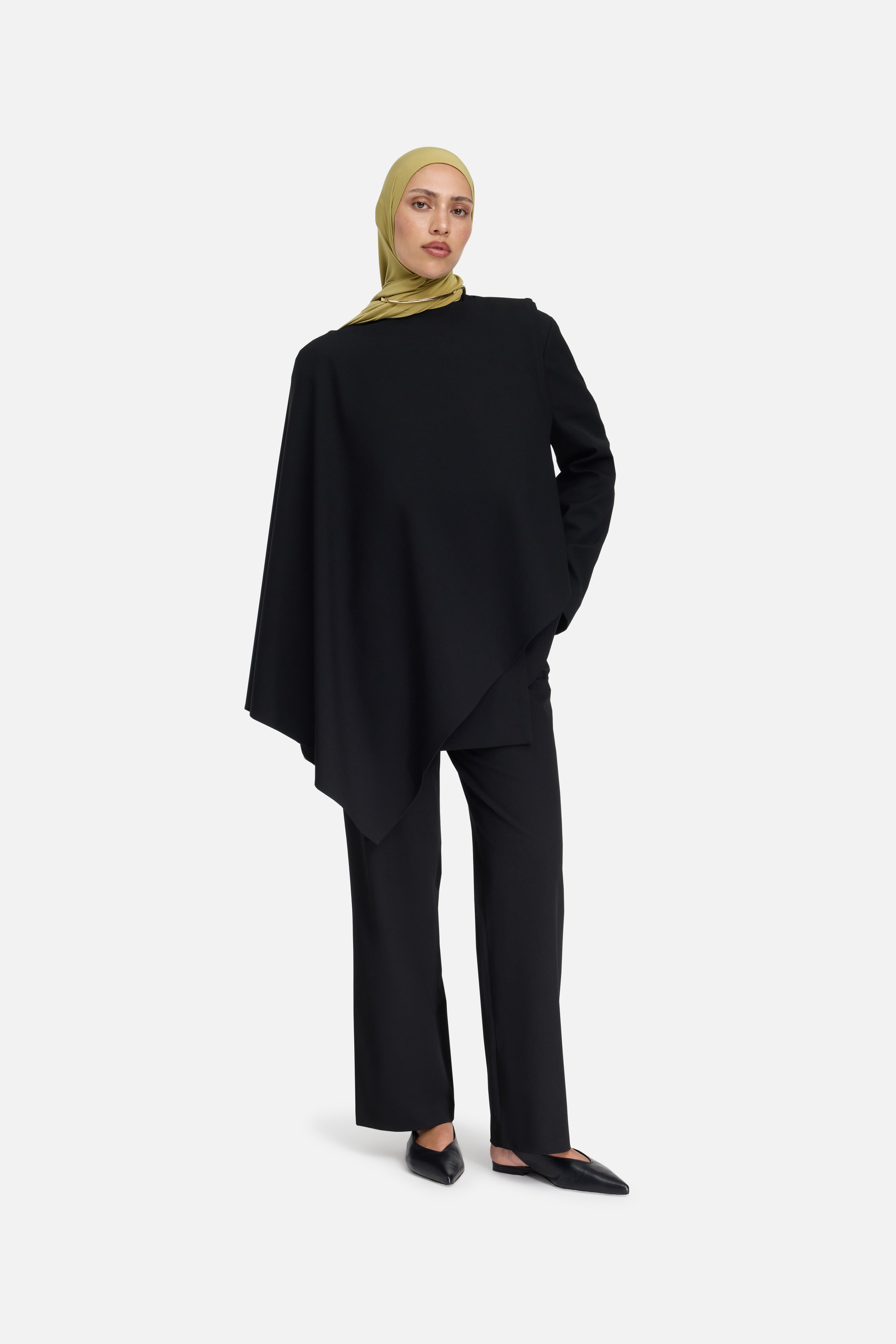 Tailored Cape | Black
