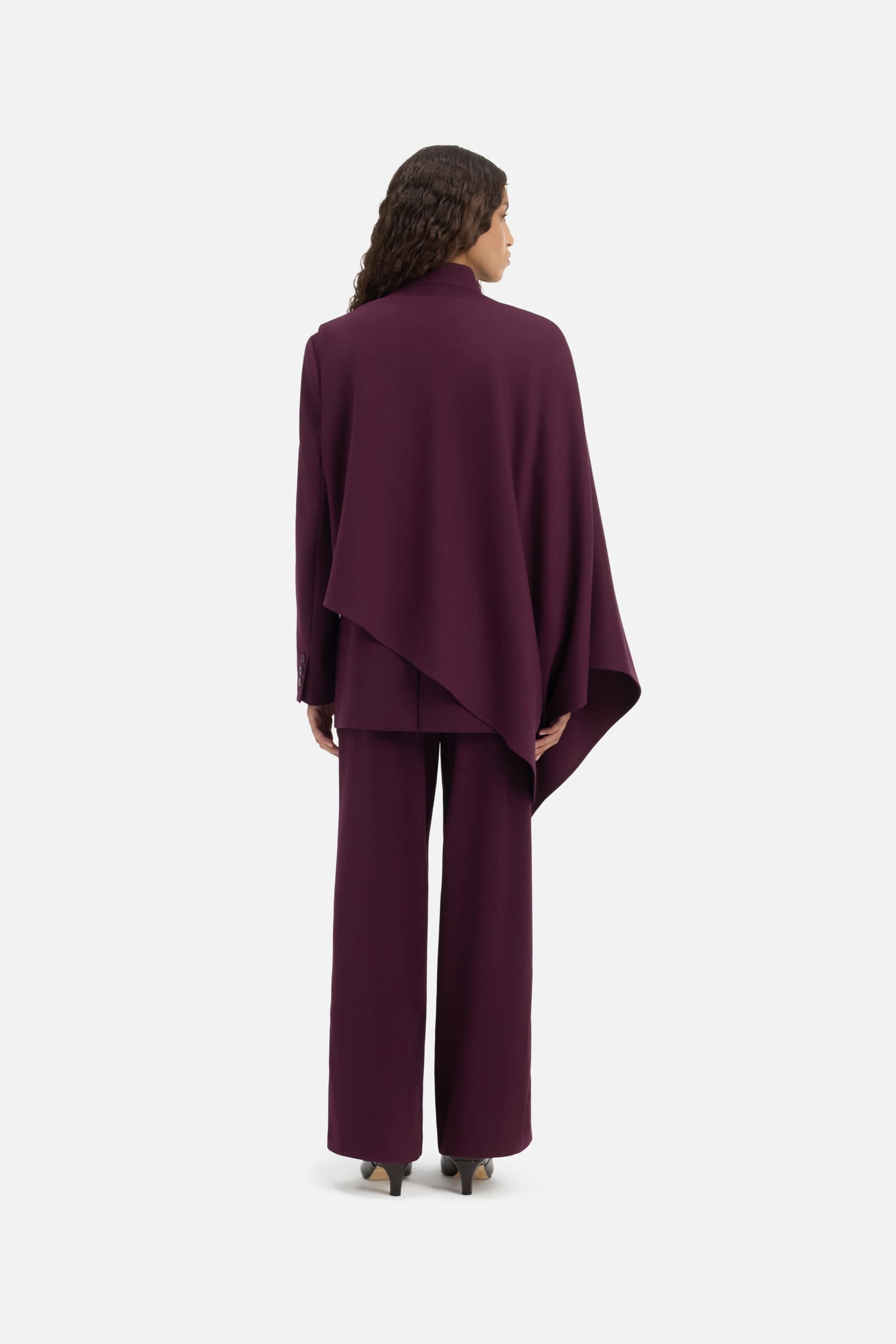 Tailored Cape | Blackcurrant