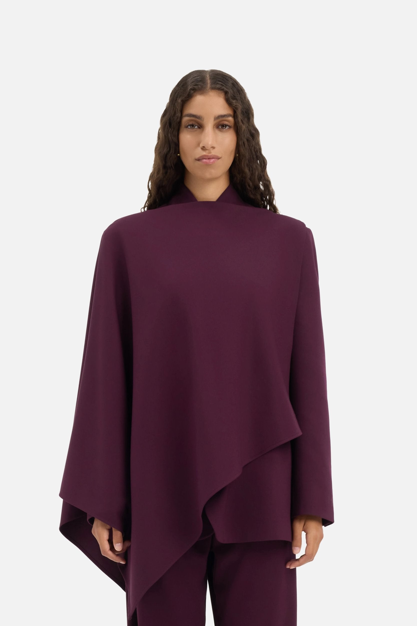 Tailored Cape | Blackcurrant