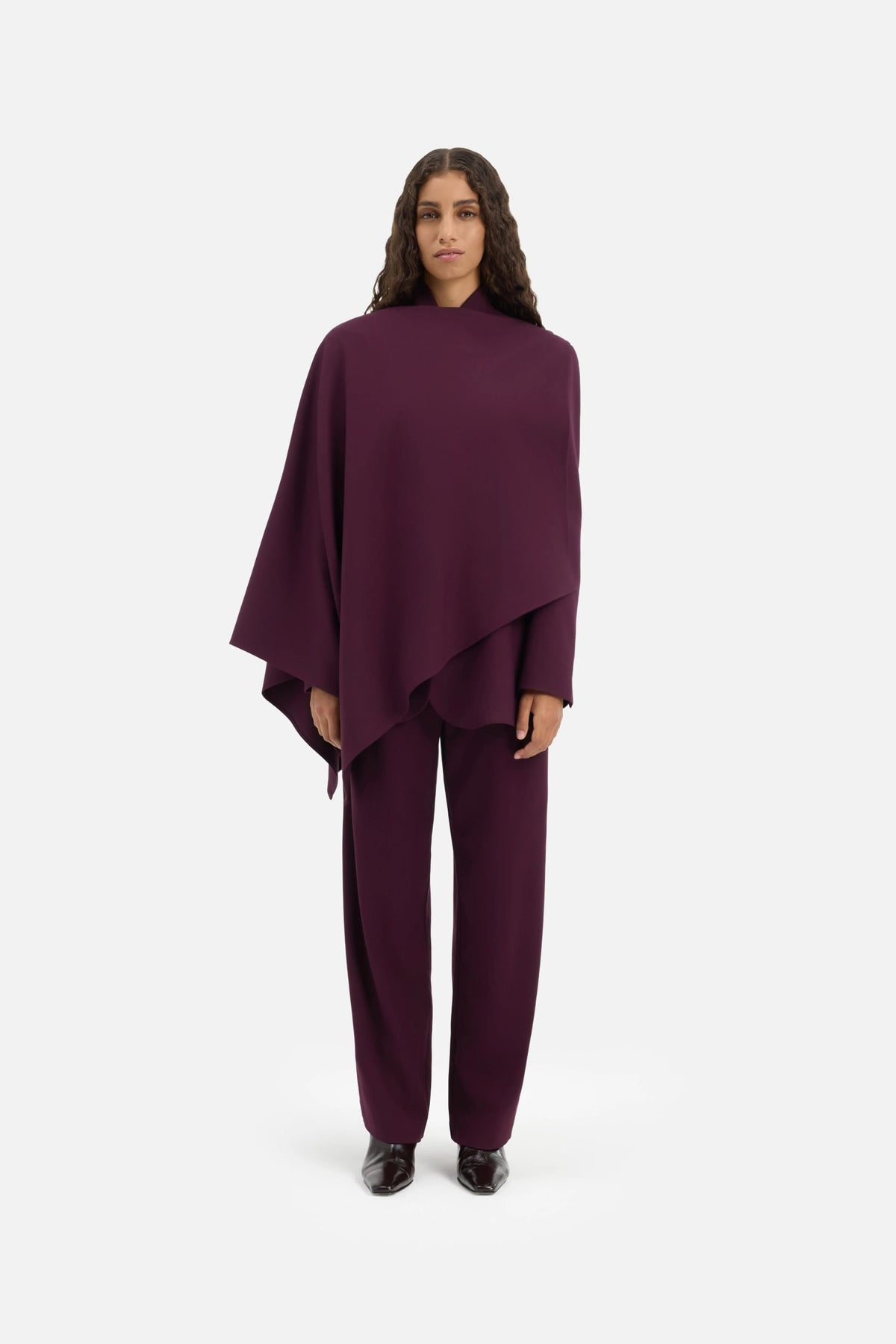 Tailored Cape | Blackcurrant