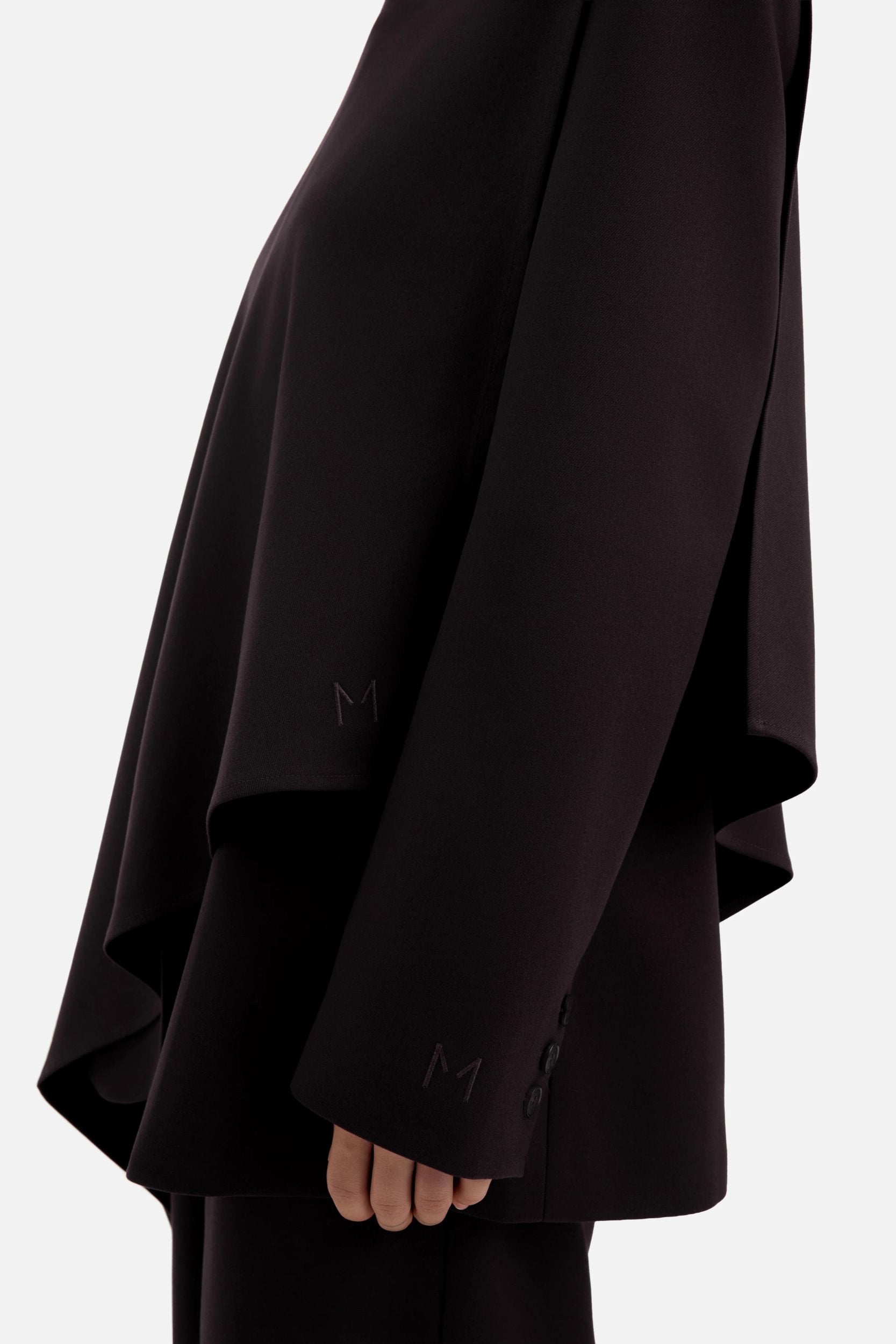 Tailored Cape | Dark Truffle