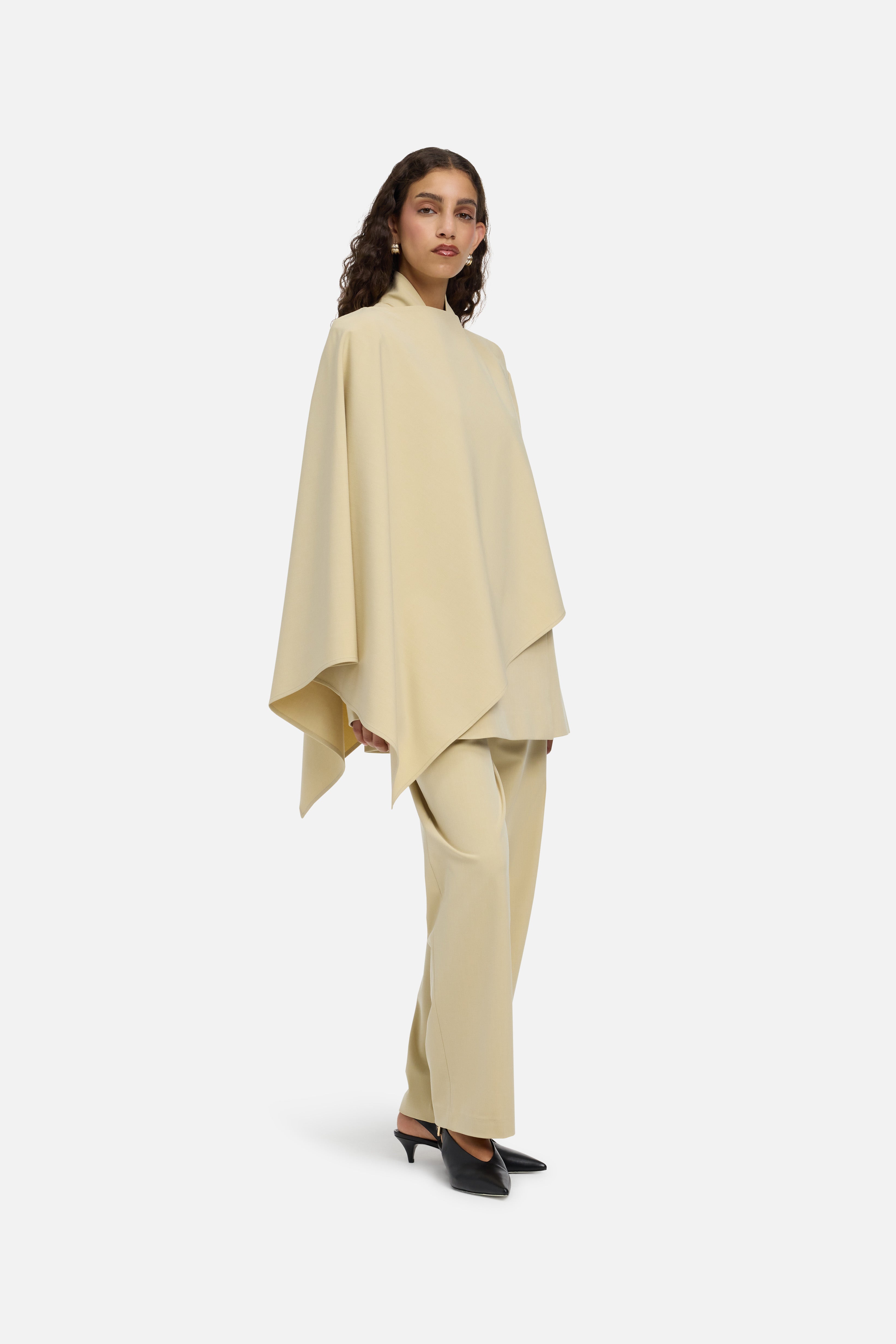 Tailored Cape | Desert Clay | MERRACHI