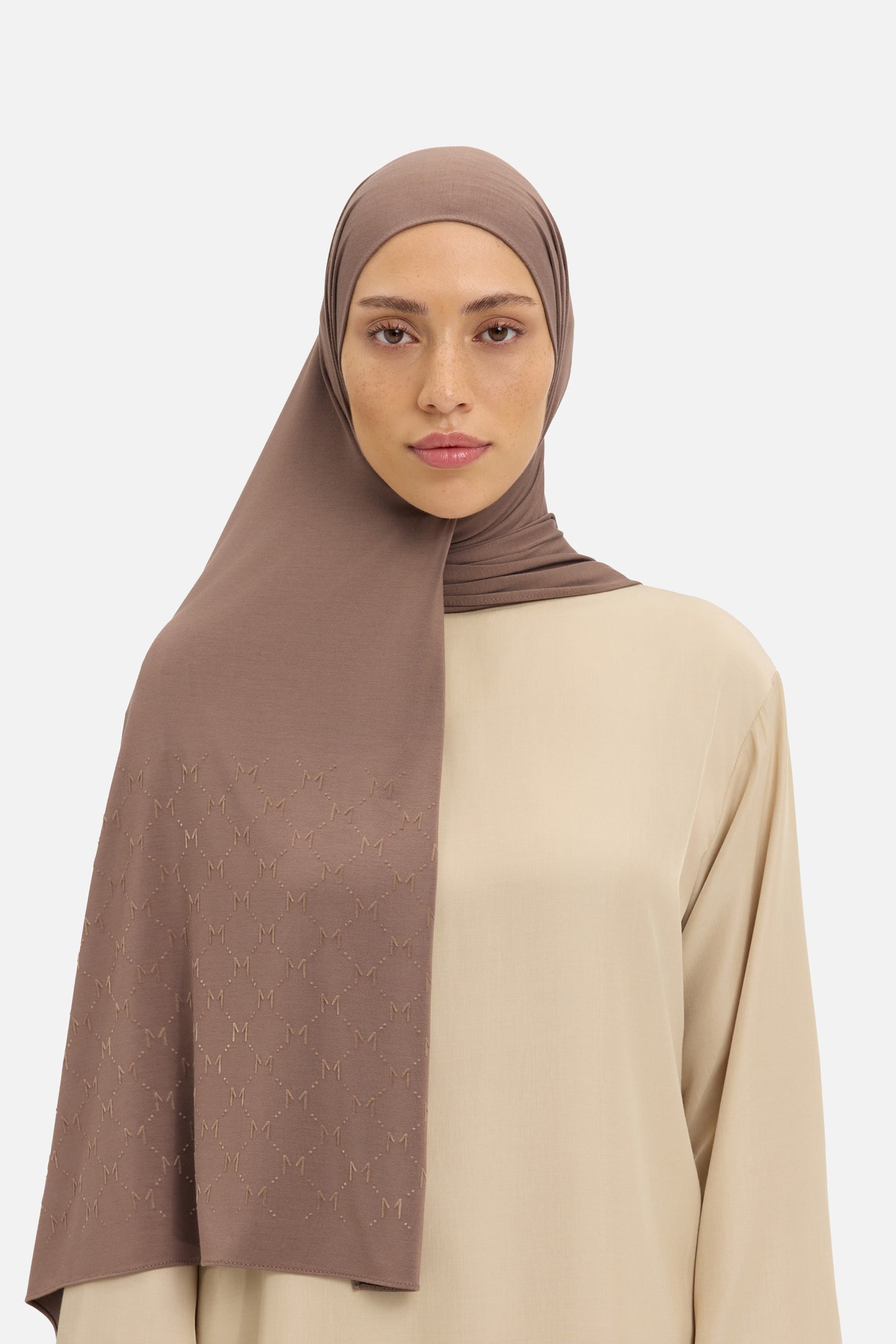 The Monogram Flock Bamboo | Ash Brown