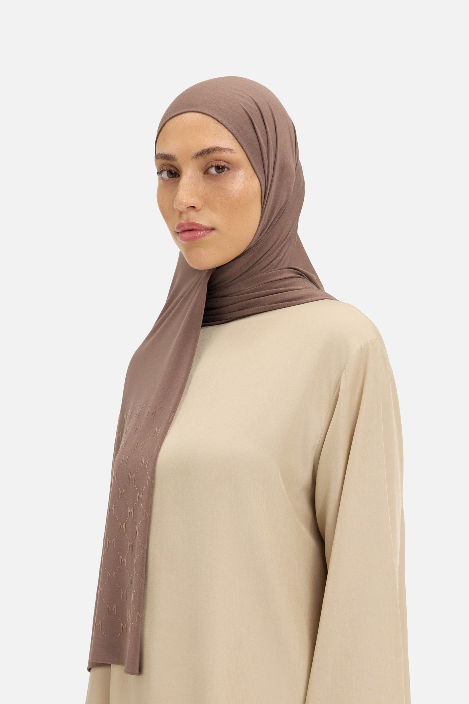 The Monogram Flock Bamboo | Ash Brown