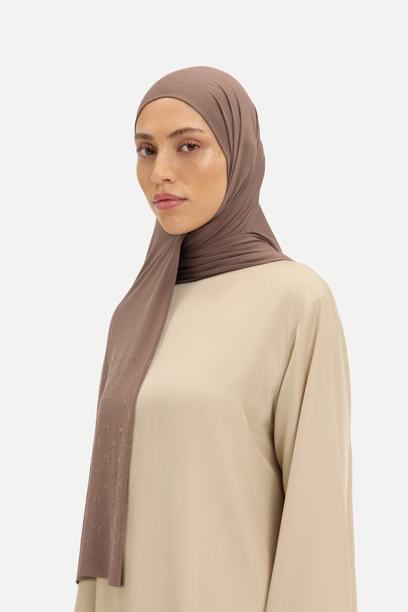 The Monogram Flock Bamboo | Ash Brown