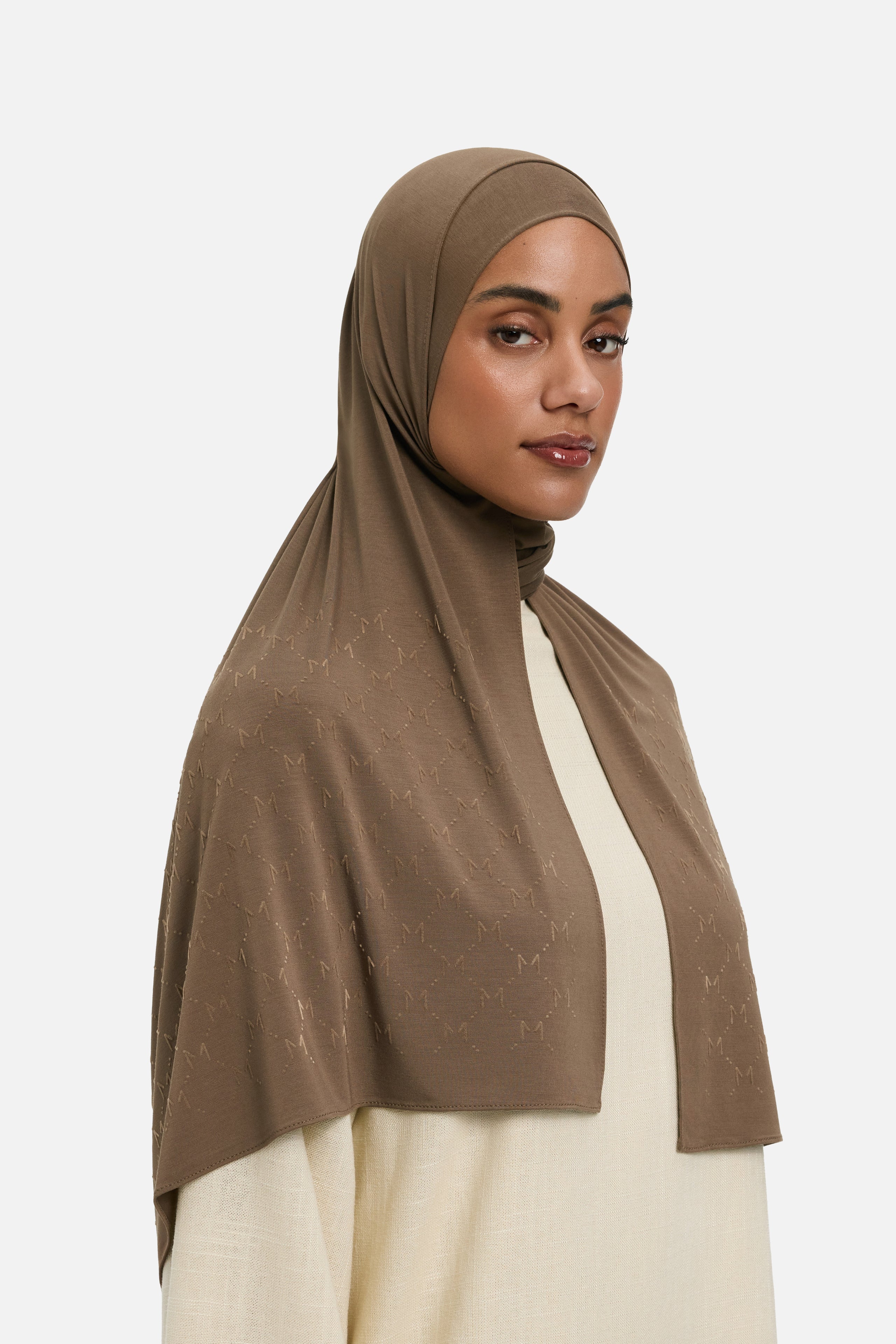 The Monogram Flock Bamboo | Dark Terra