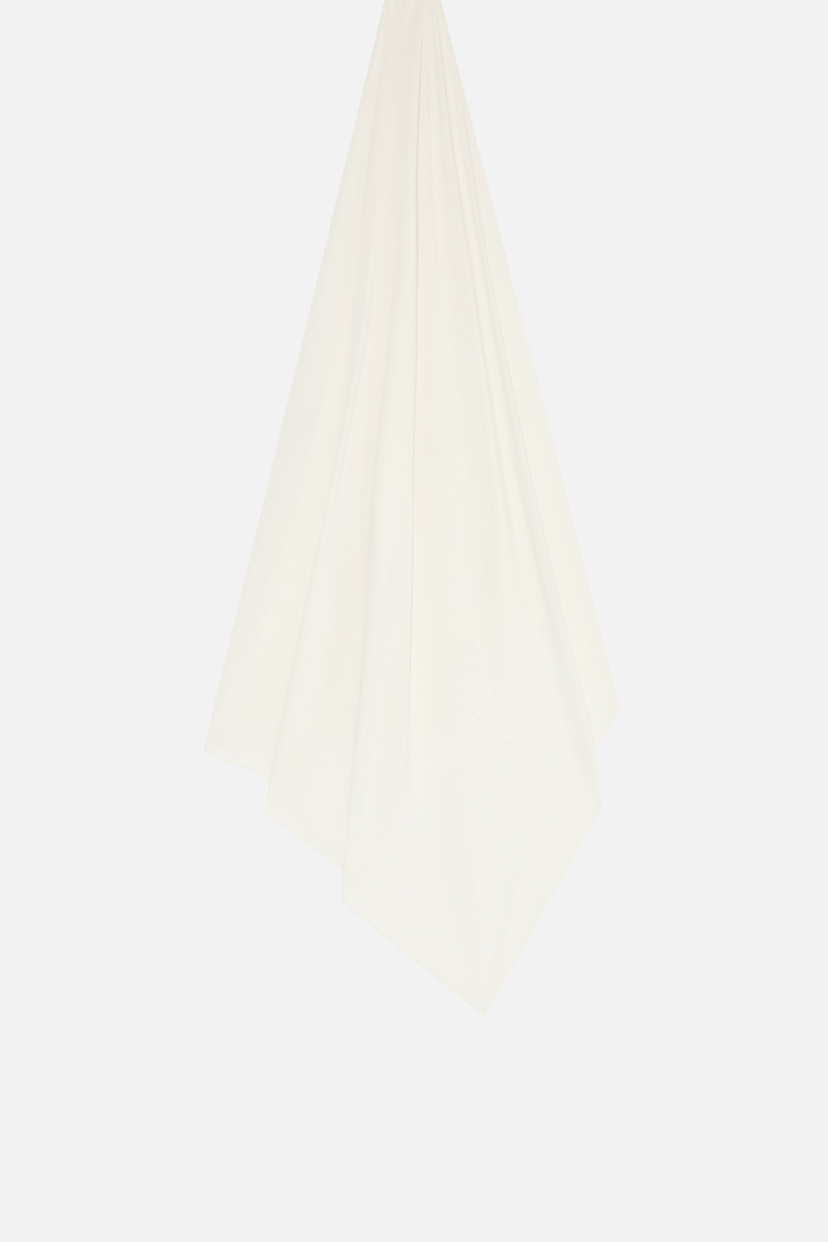 The Monogram Flock Scarf Premium | Off White