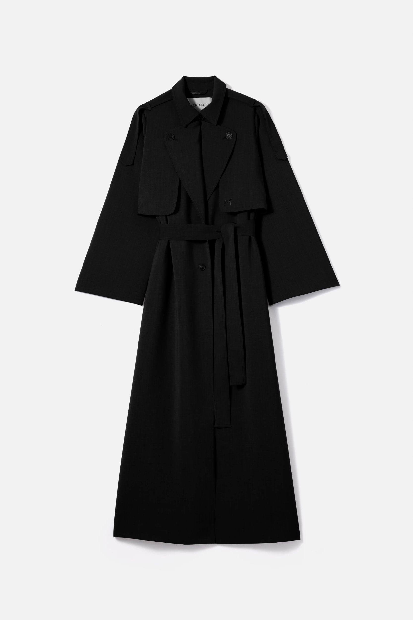 Trench Abaya | Black