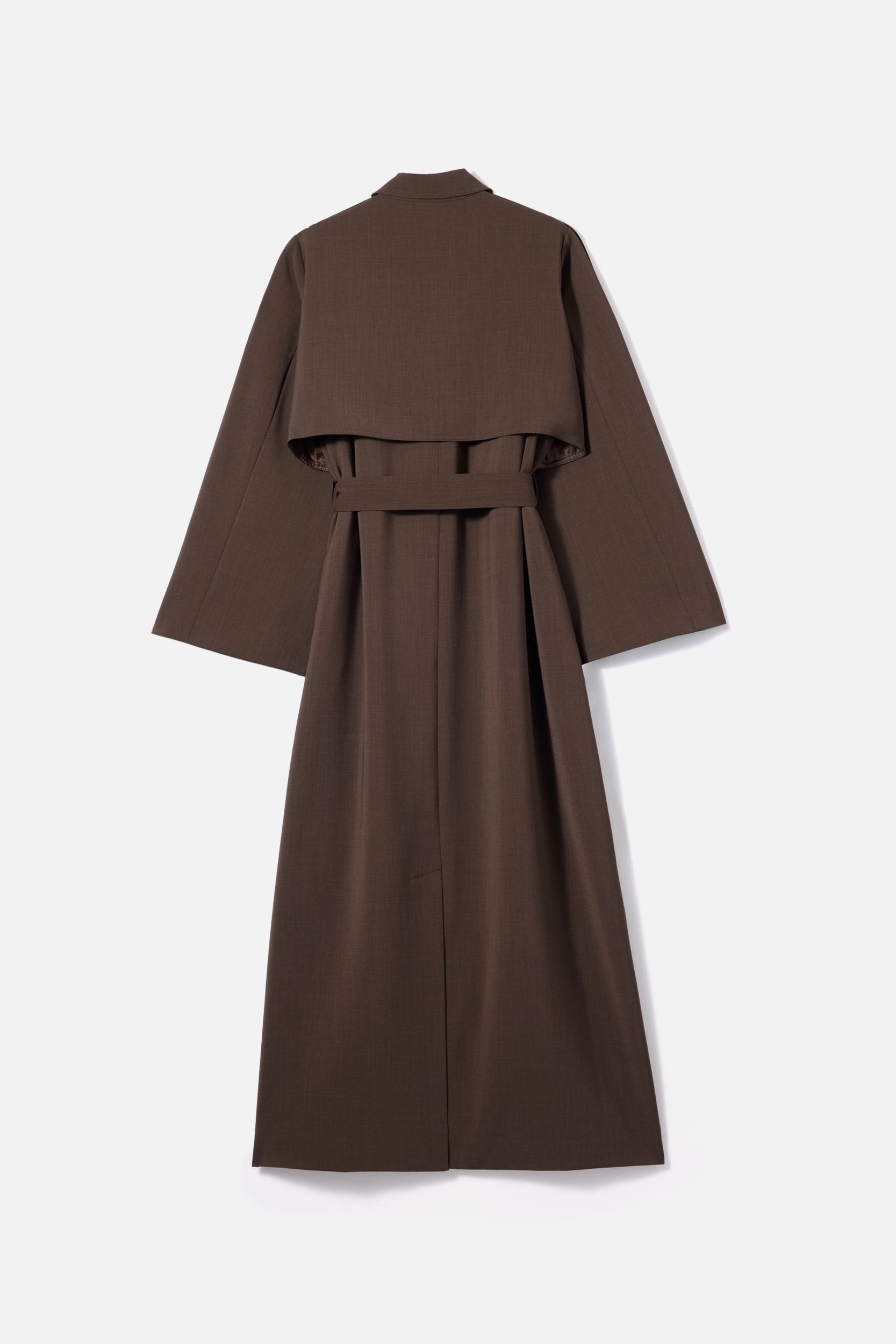 Trench Abaya | Dark Brown