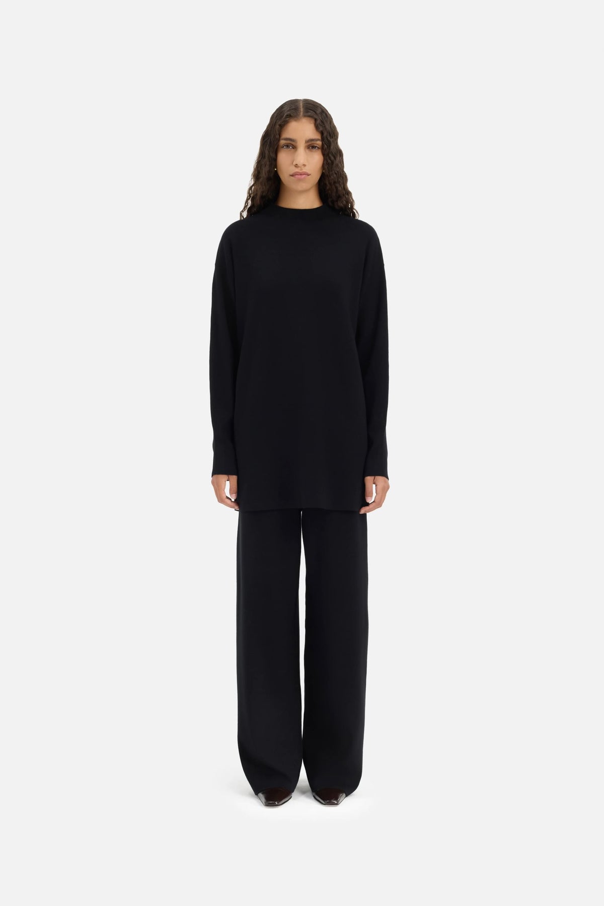 Turtle Neck Sweater | Black