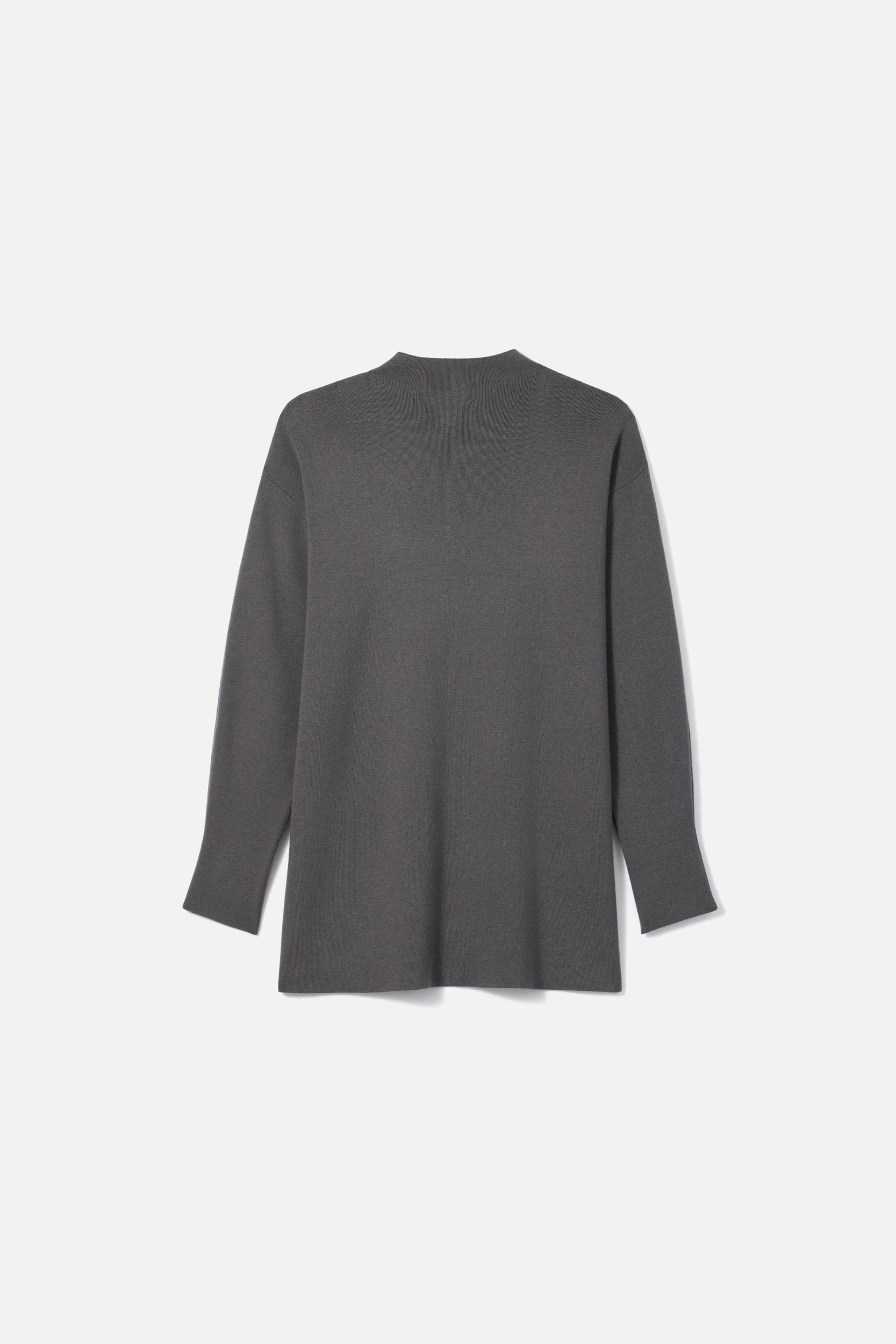 Turtle Neck Sweater | Carbon Grey