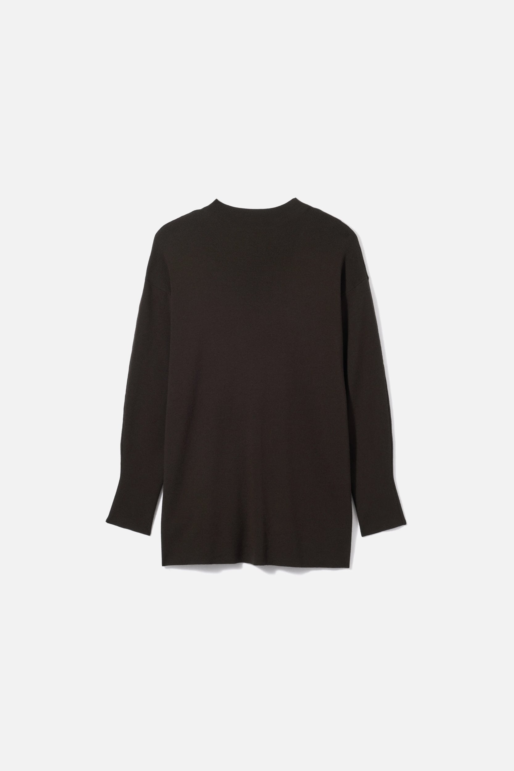 Turtle Neck Sweater | Dark Truffle