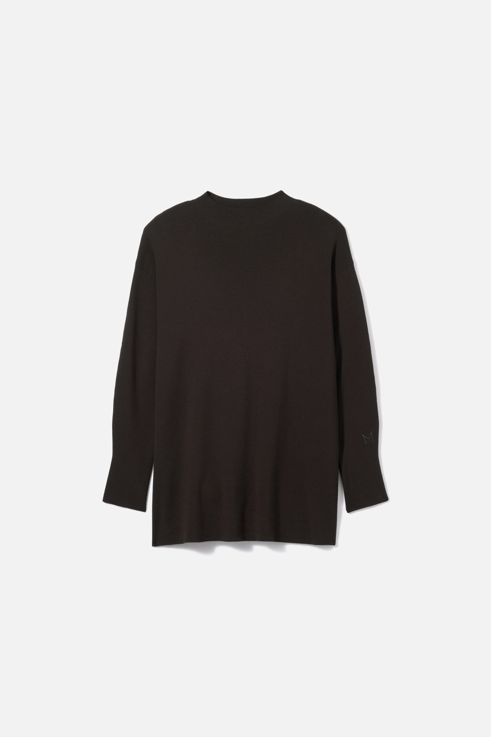 Turtle Neck Sweater | Dark Truffle