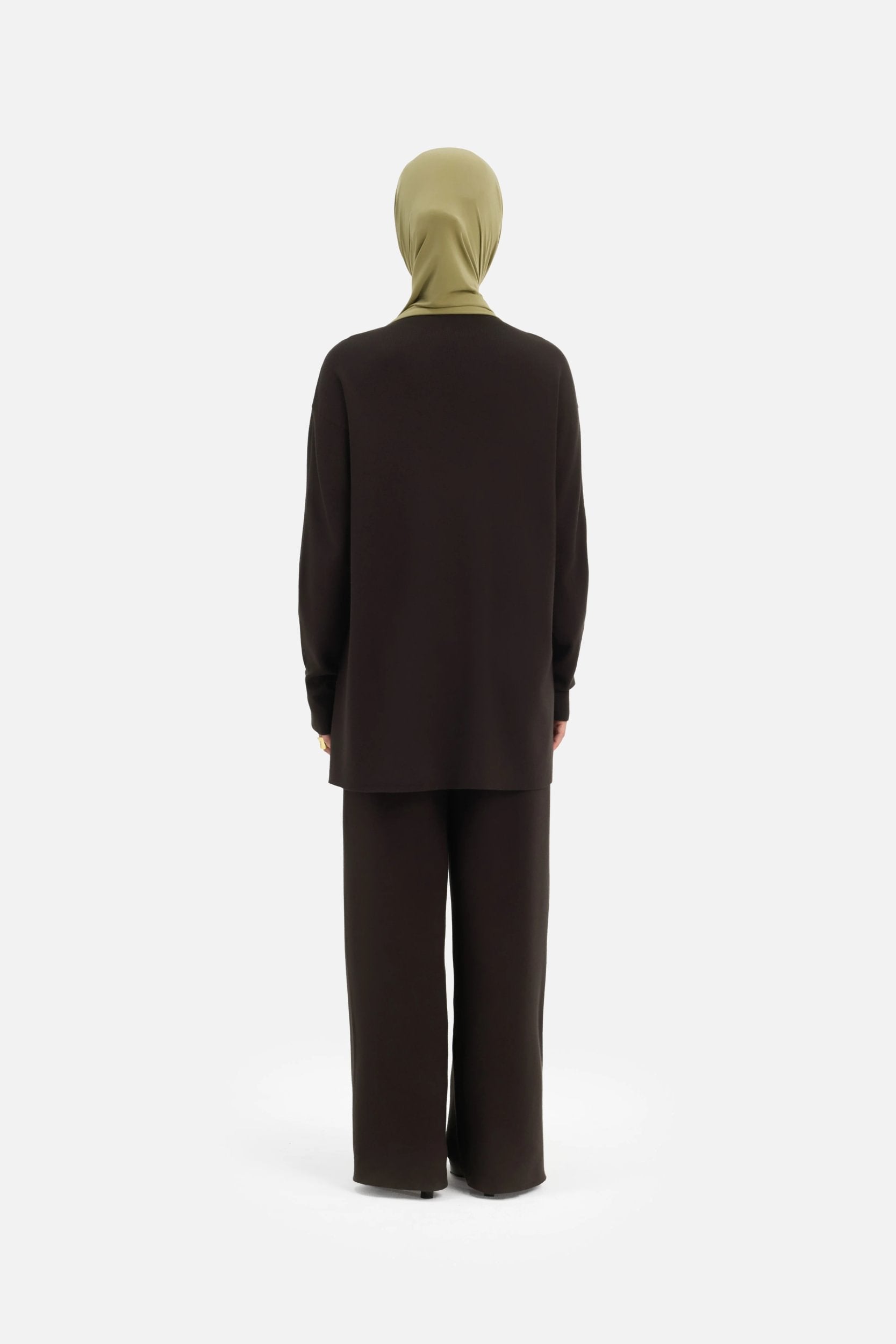 Turtle Neck Sweater | Dark Truffle