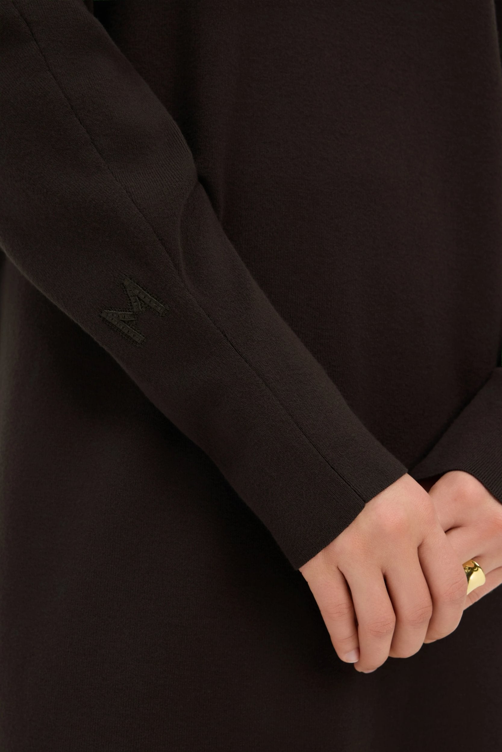 Turtle Neck Sweater | Dark Truffle