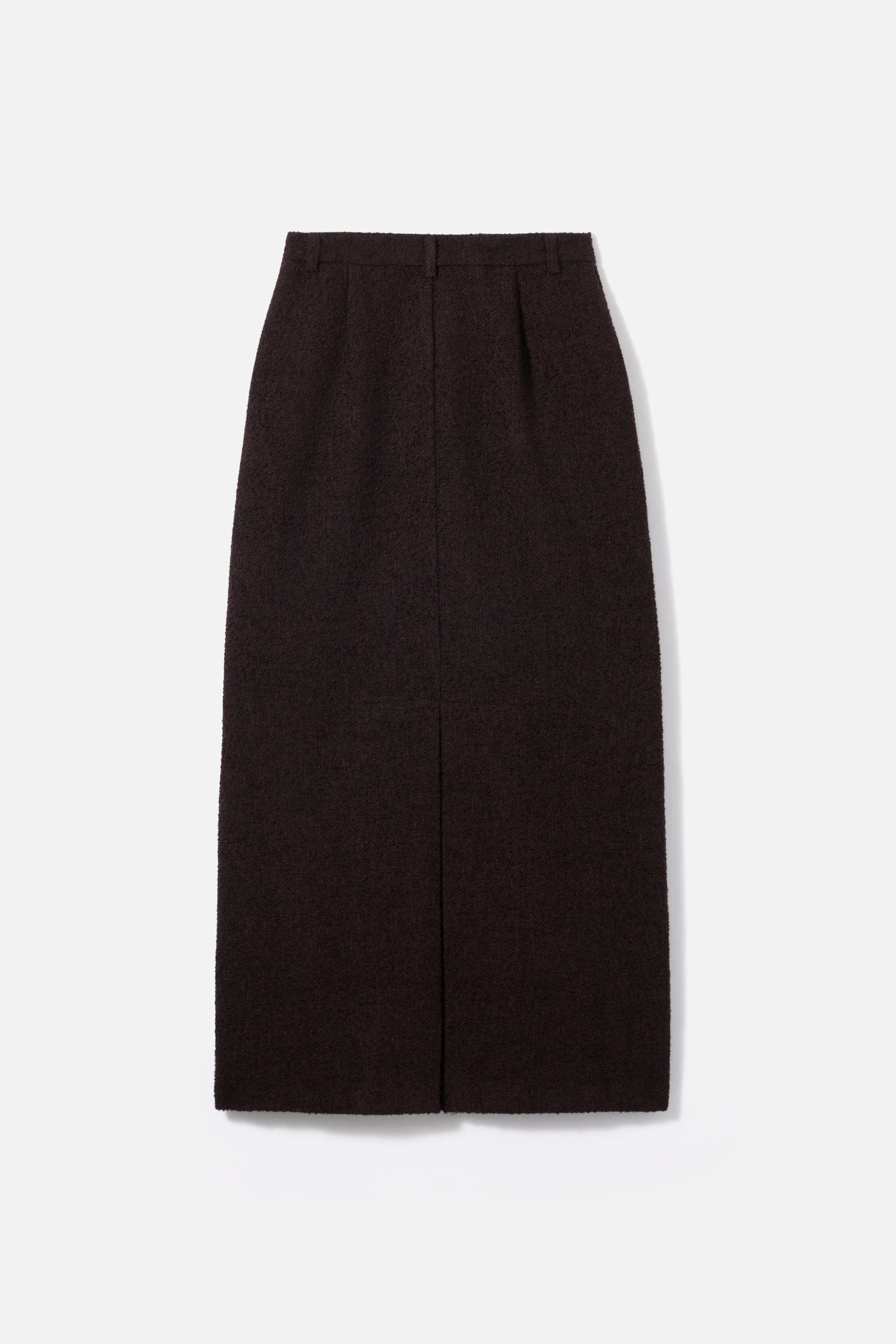 Tweed Skirt | Dark Truffle