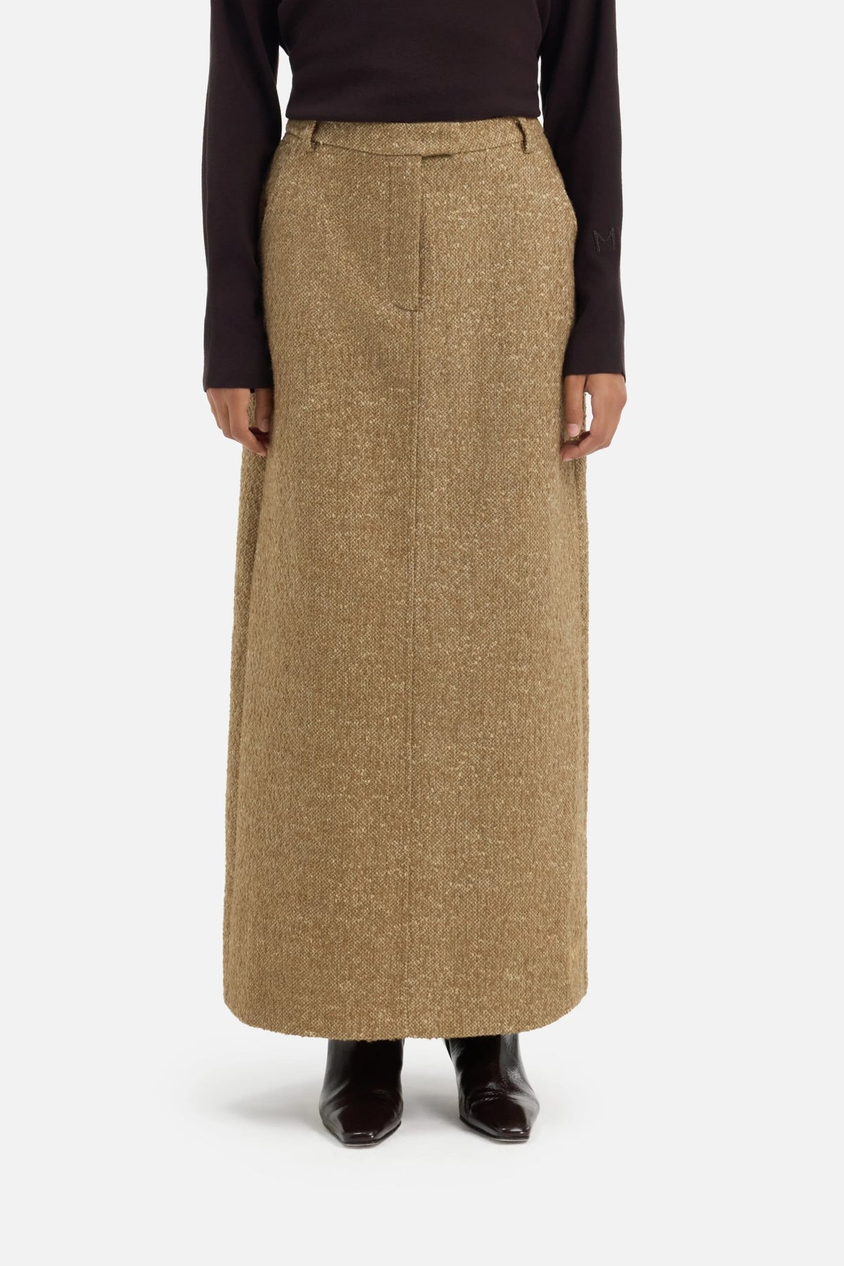 Tweed Skirt | White Pepper